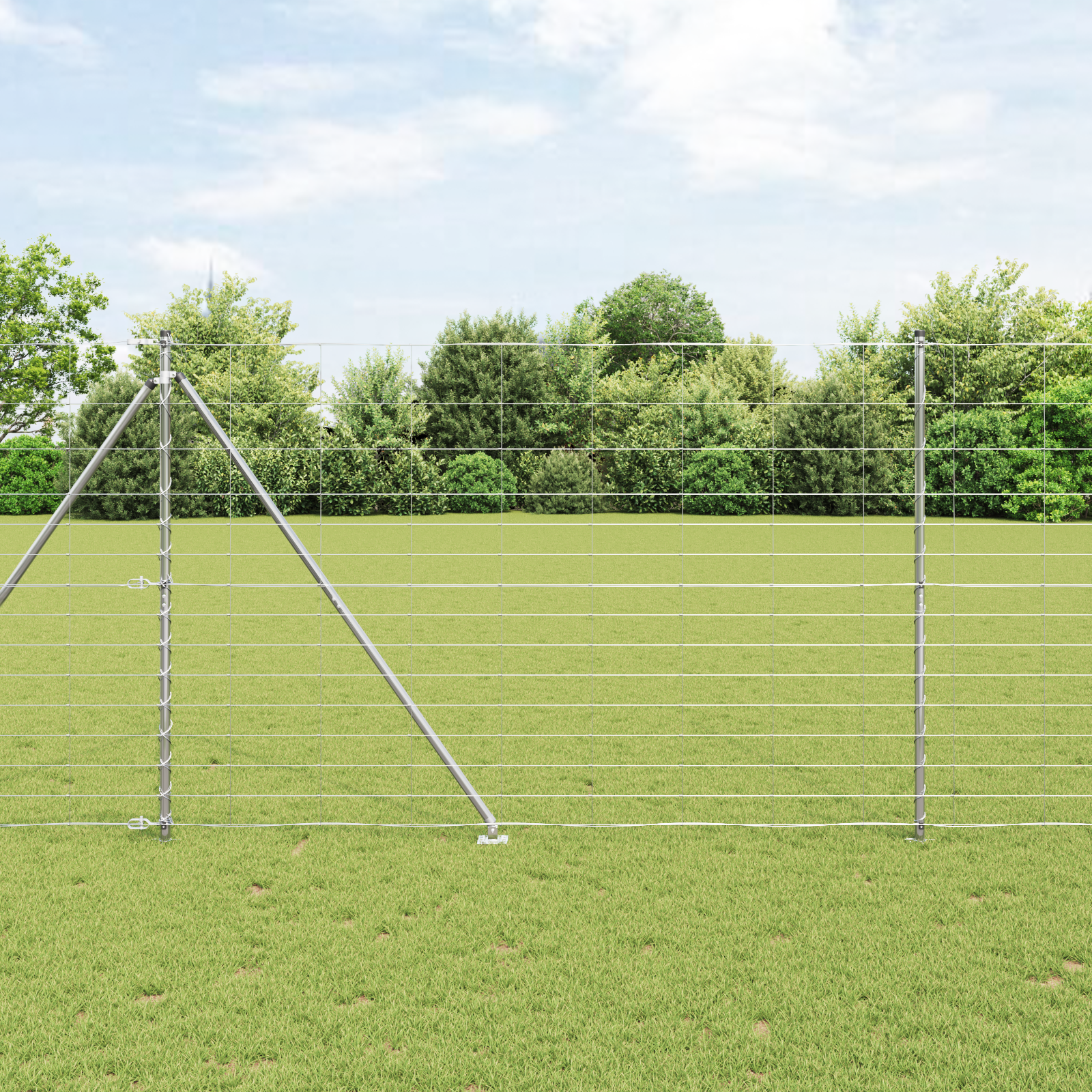Field Fence 1.6x50 m Galvanised Steel