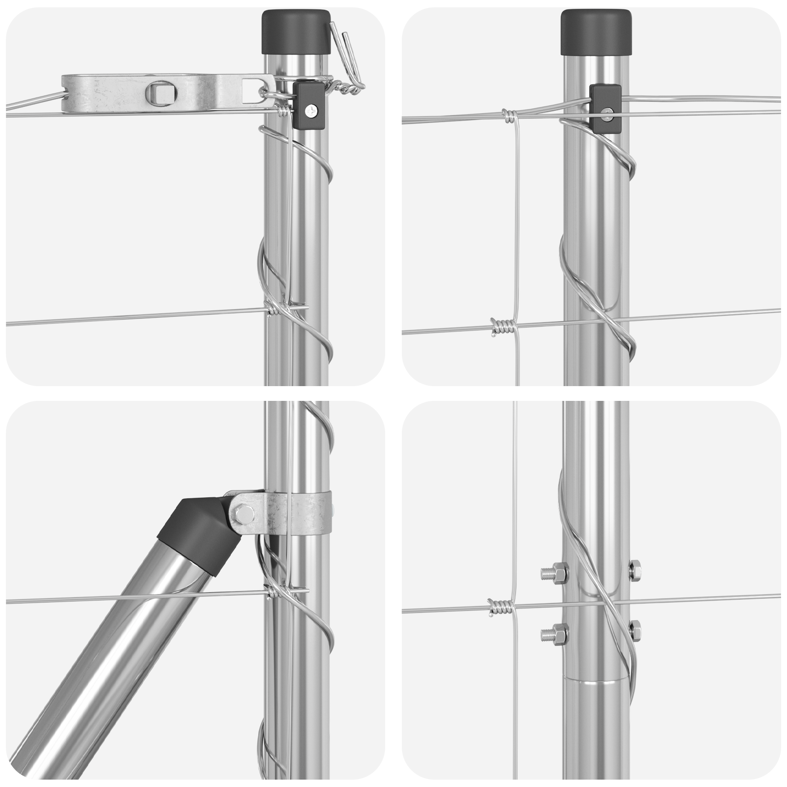 Field Fence 1.6x25 m Galvanised Steel - Image 7