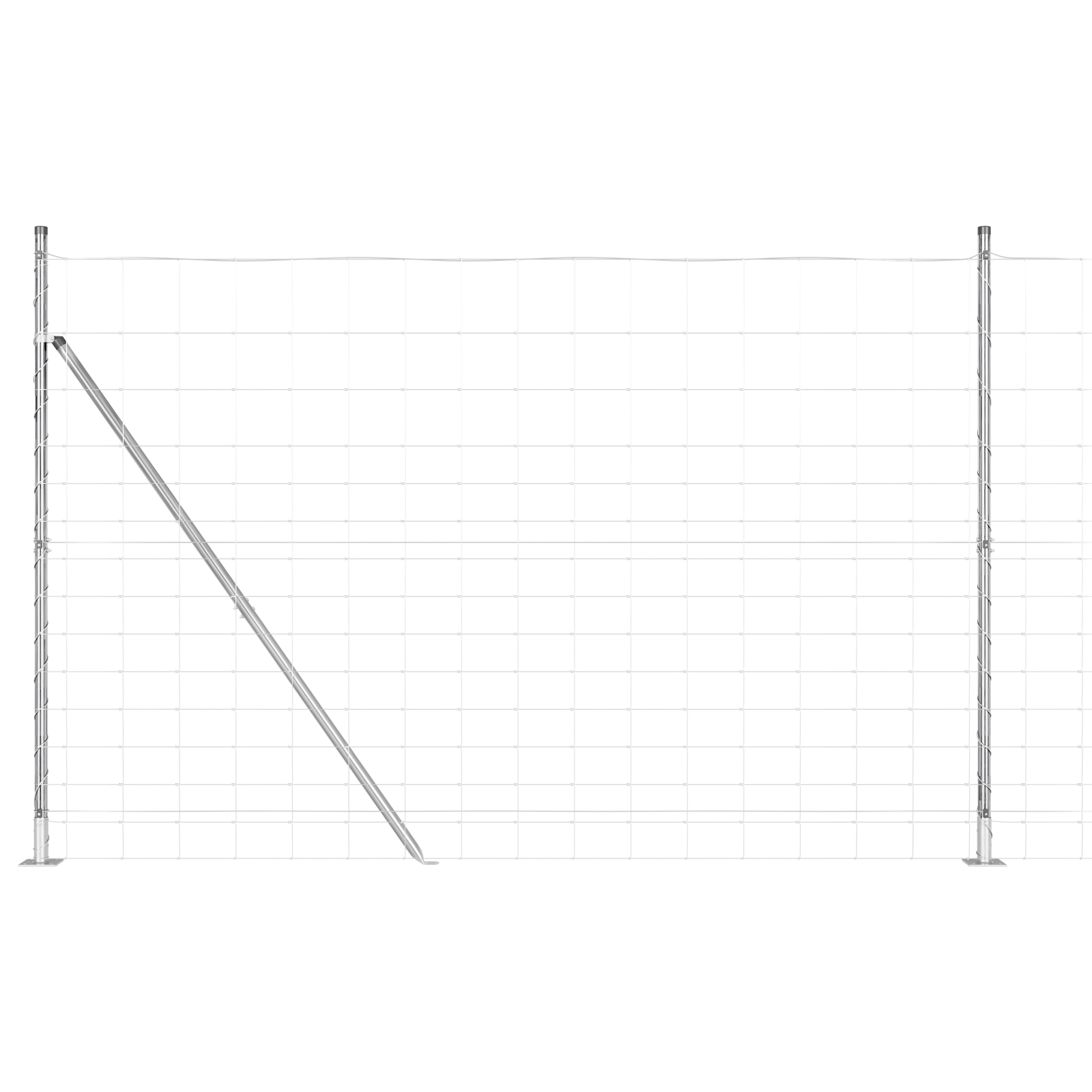 Field Fence 1.6x25 m Galvanised Steel - Image 2