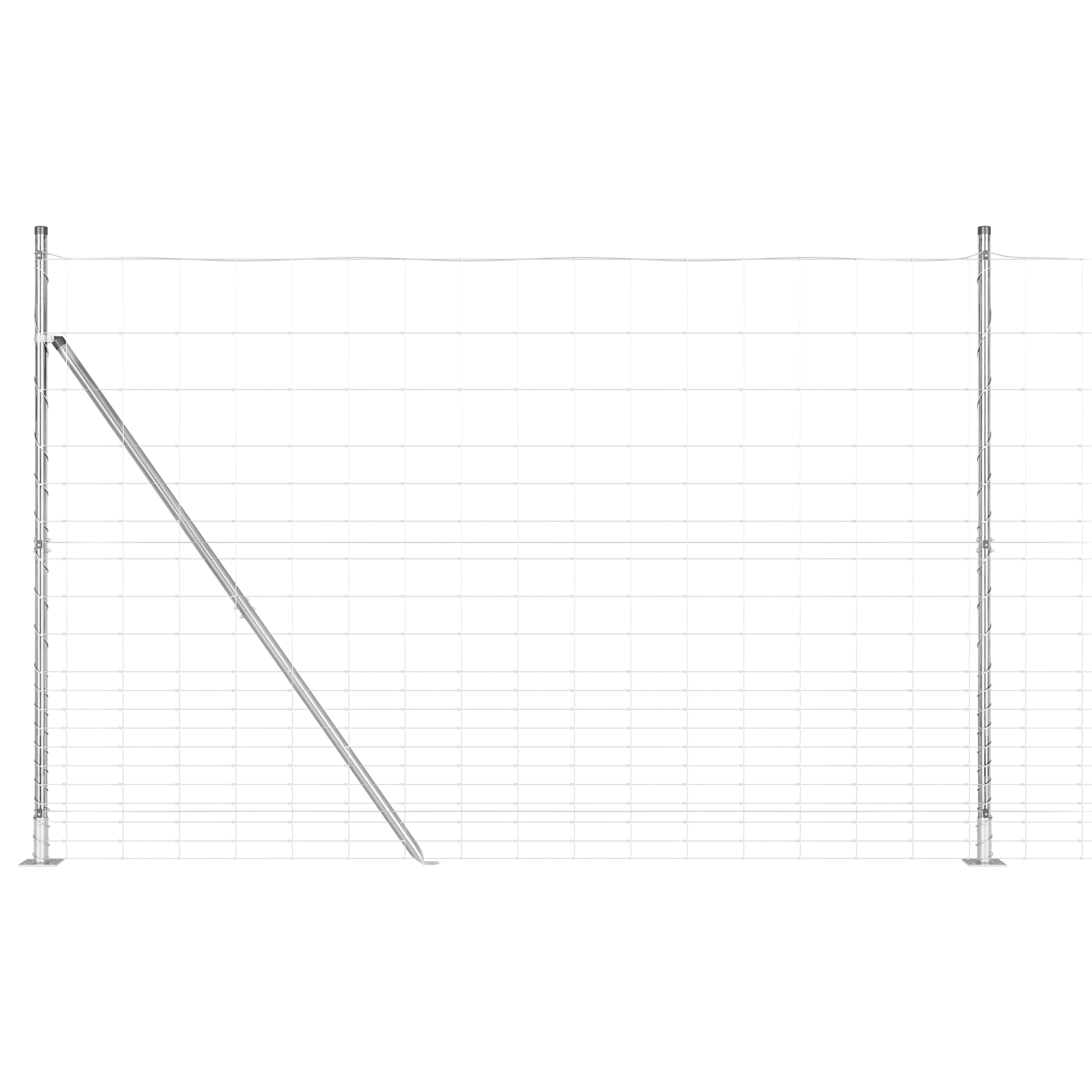 Field Fence 1.6x25 m Galvanised Steel - Image 2