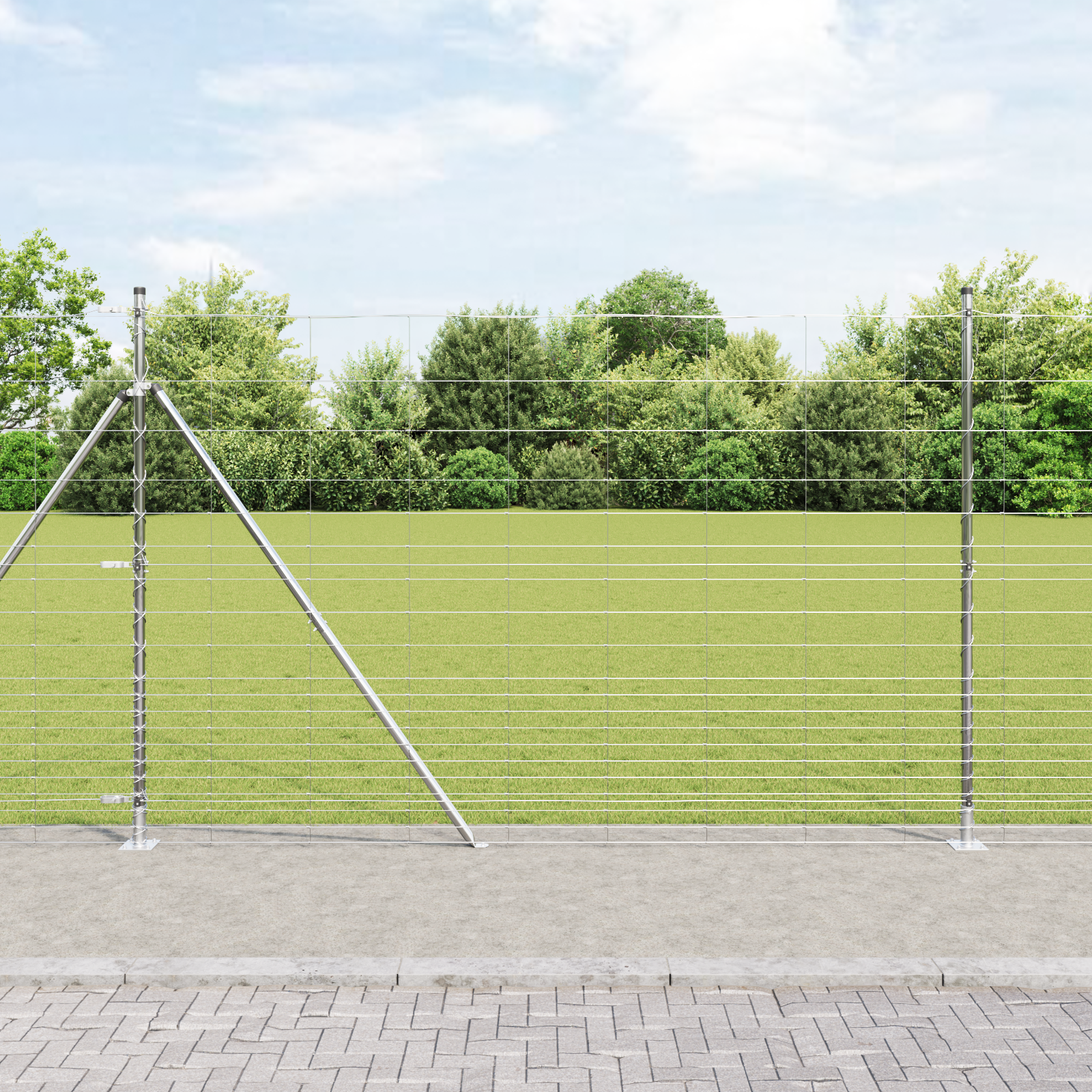Field Fence 1.6x25 m Galvanised Steel