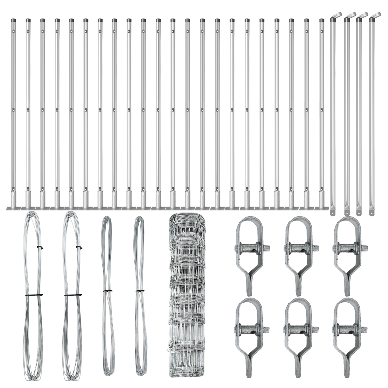 Field Fence 0.8x50 m Galvanised Steel - Image 4