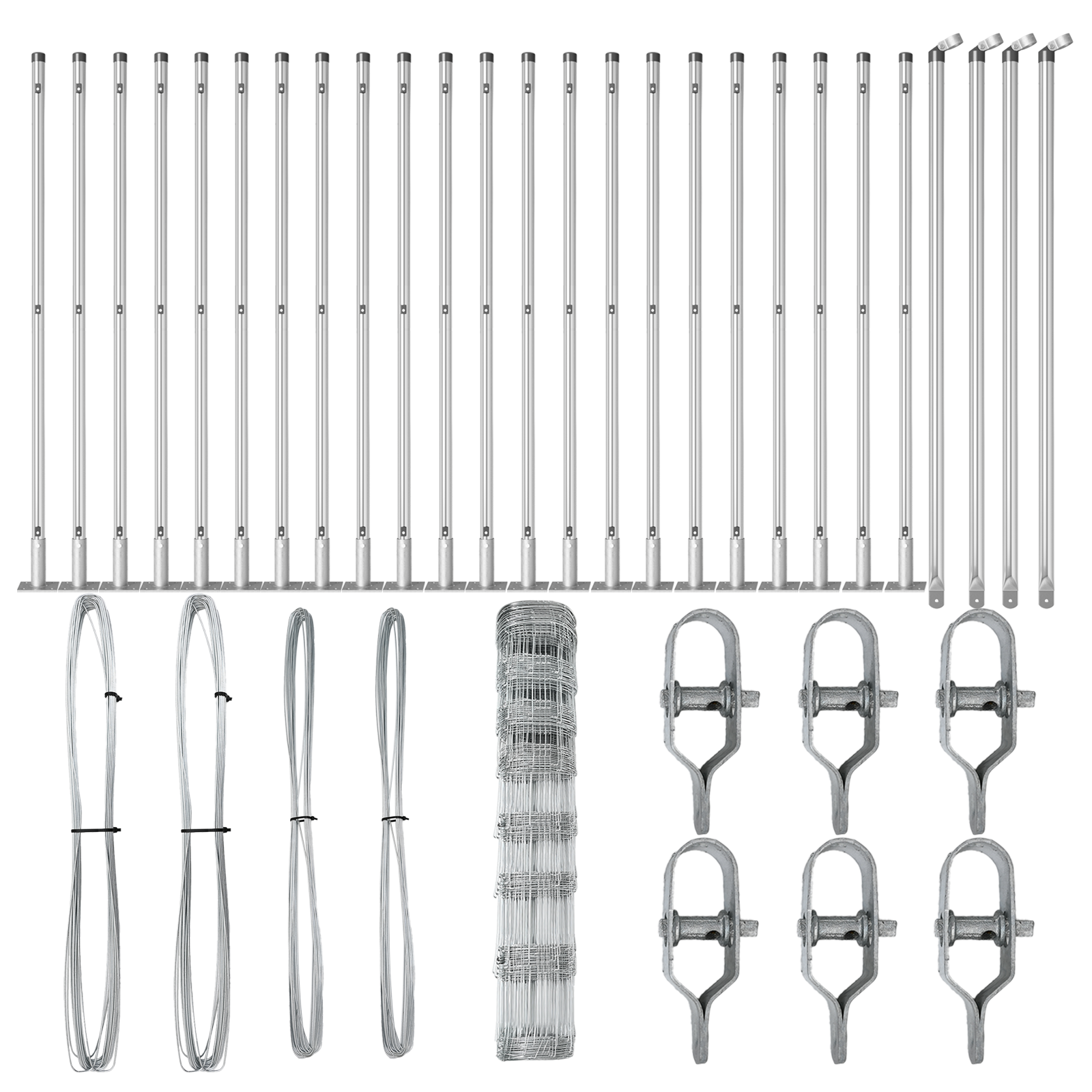 Field Fence 1x50 m Galvanised Steel - Image 4