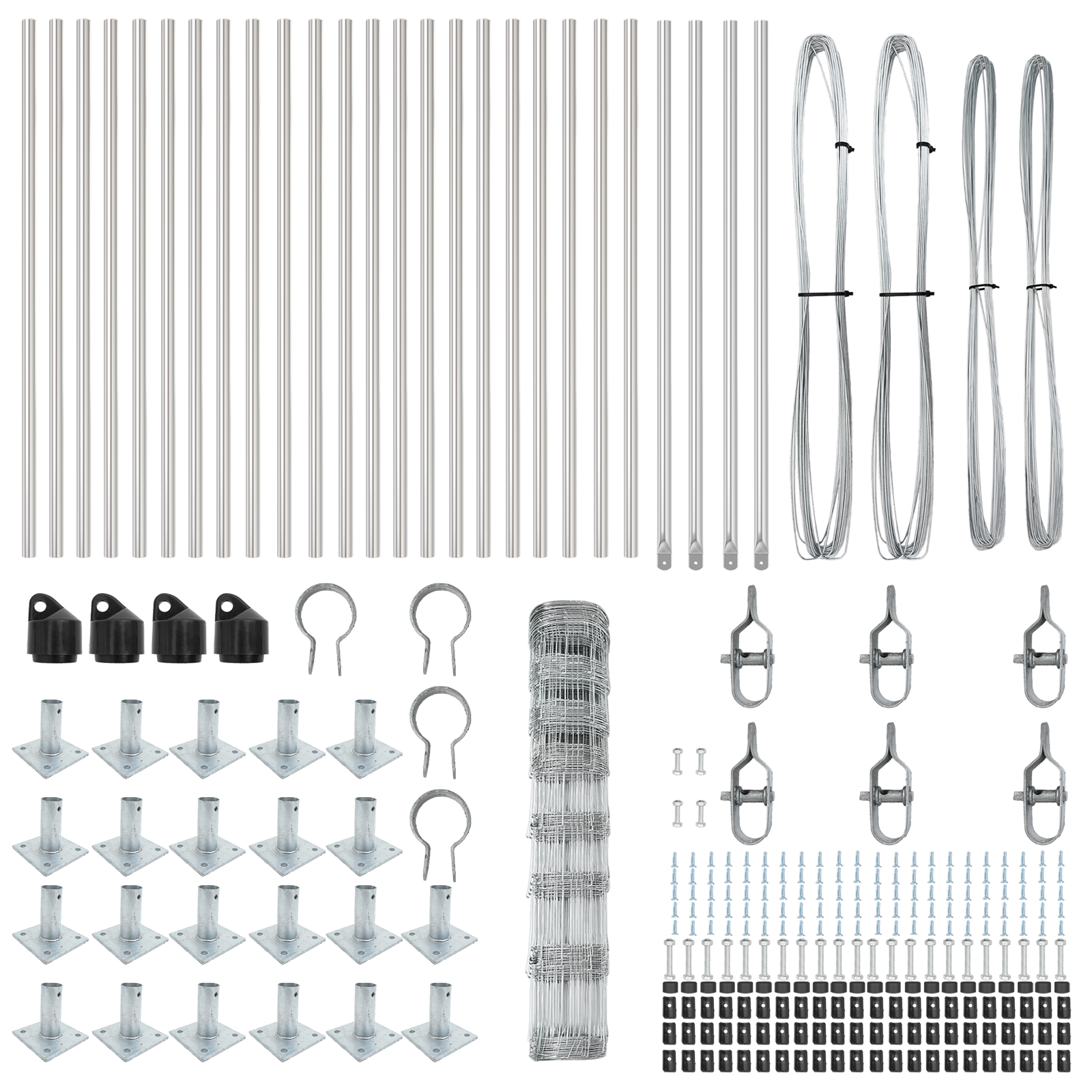 Field Fence 1x50 m Galvanized Steel - Image 5