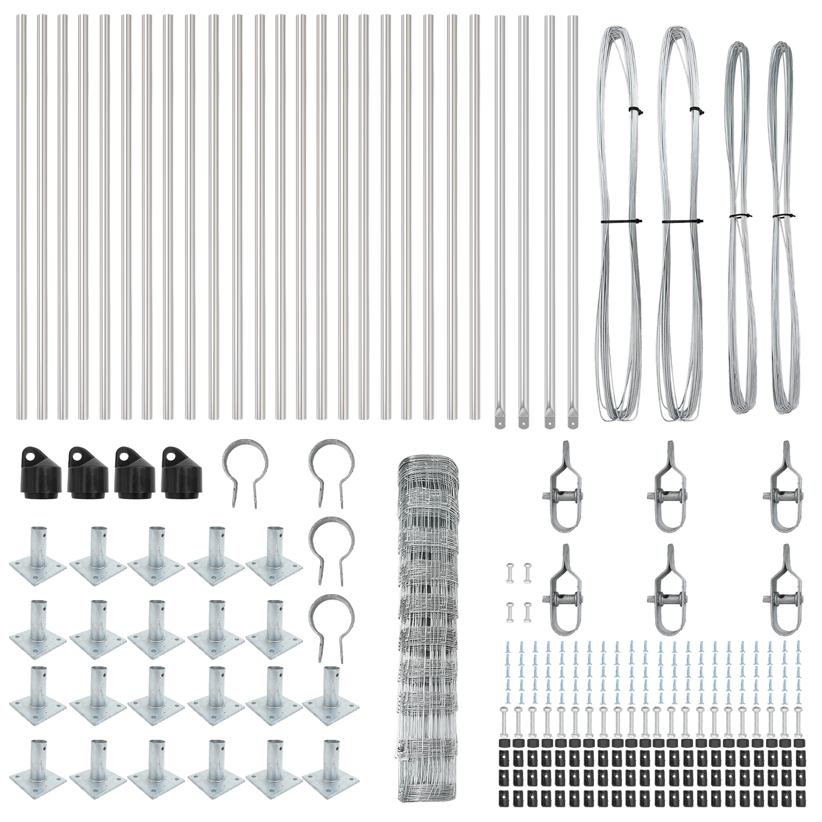 Field Fence 1x50 m Galvanised Steel - Image 5