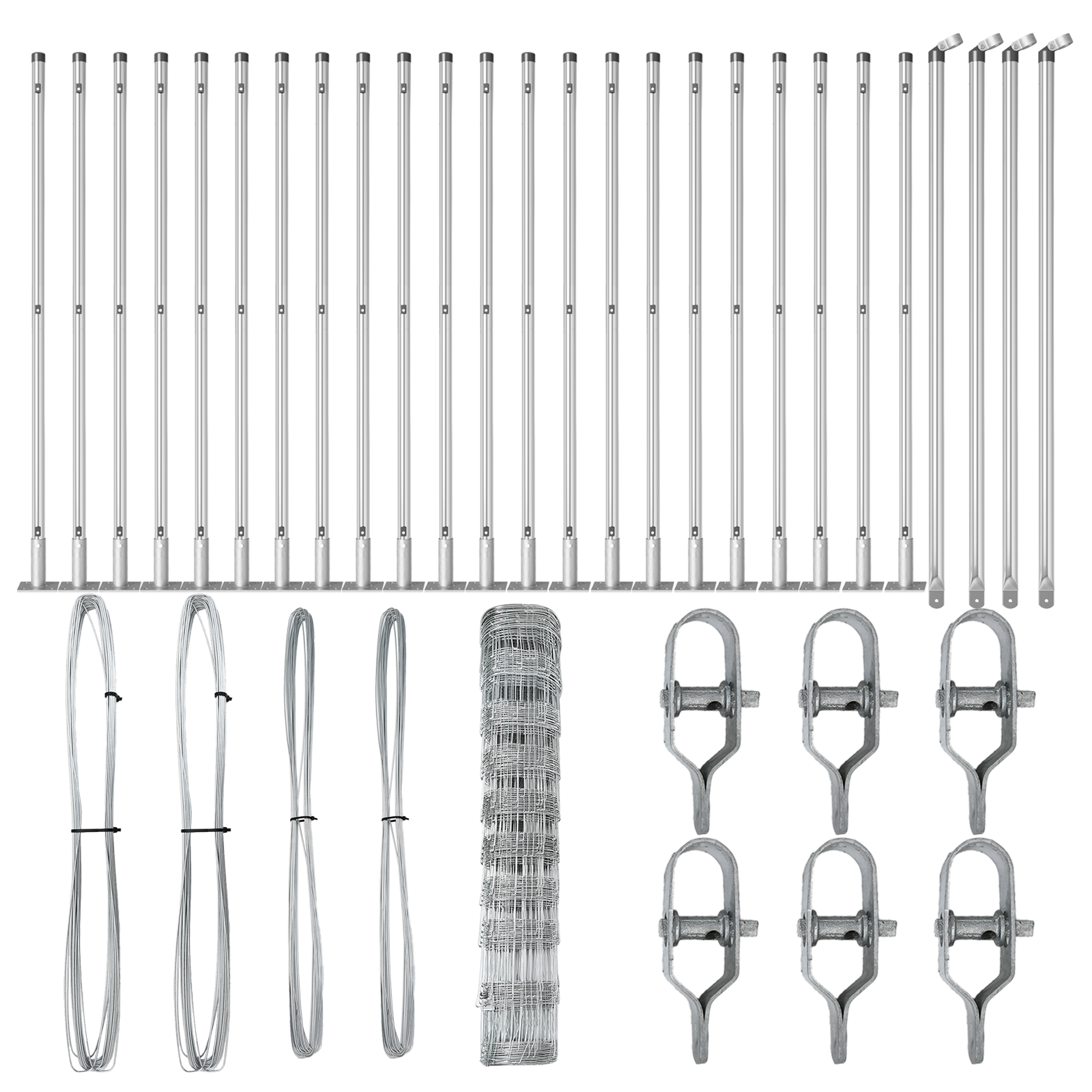 Field Fence 1x50 m Galvanised Steel - Image 4