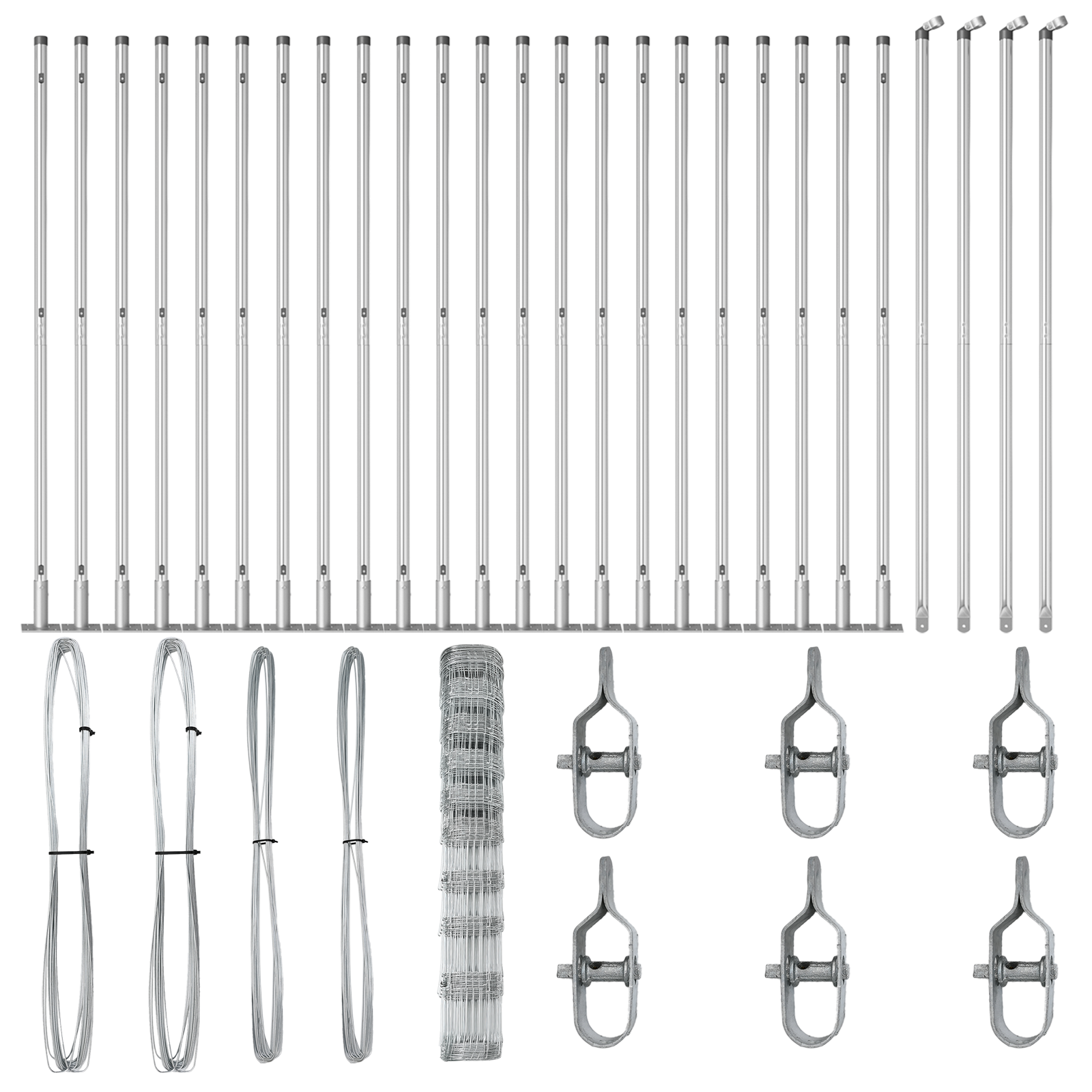 Field Fence 1.2x50 m Galvanised Steel - Image 4