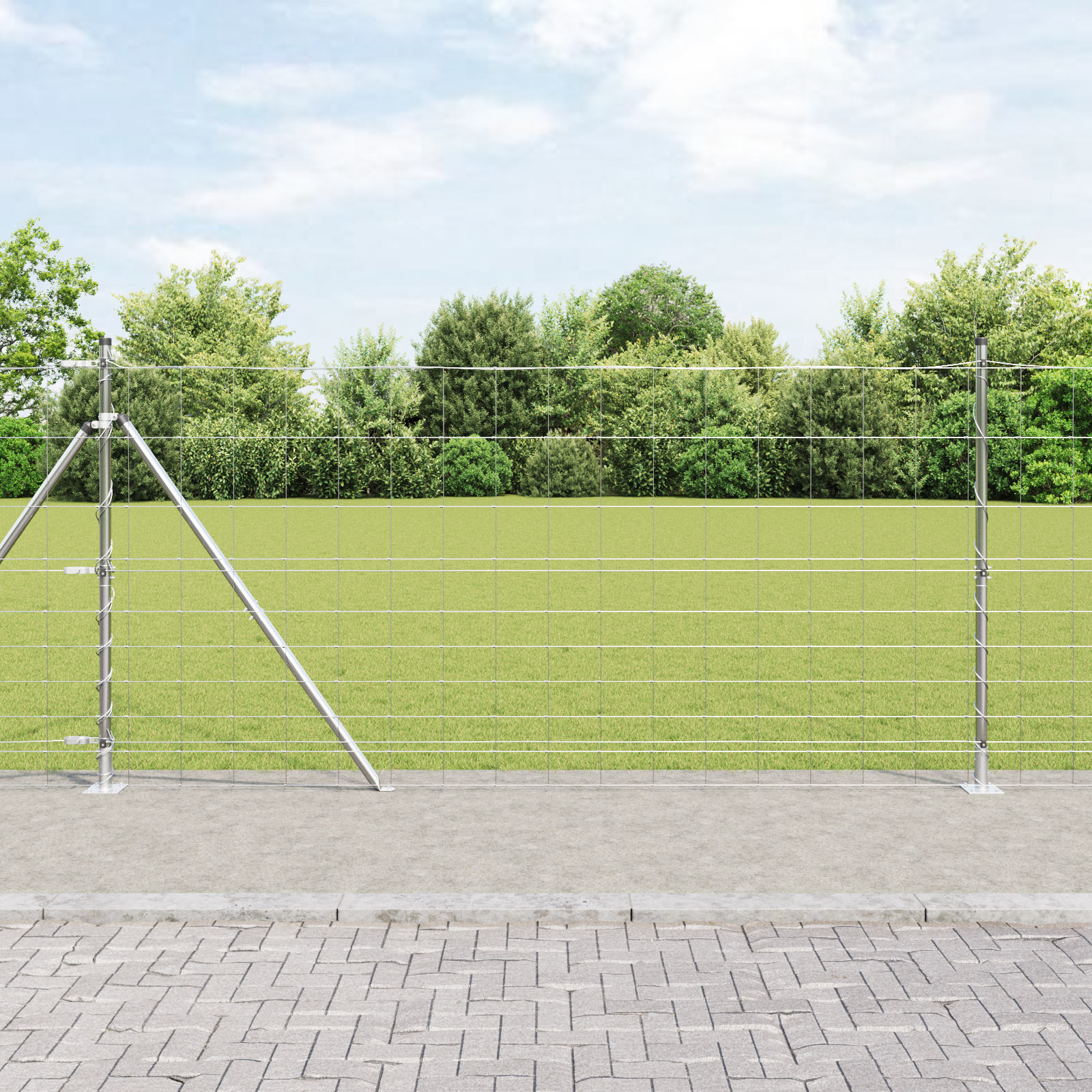 Field Fence 1.2x50 m Galvanised Steel