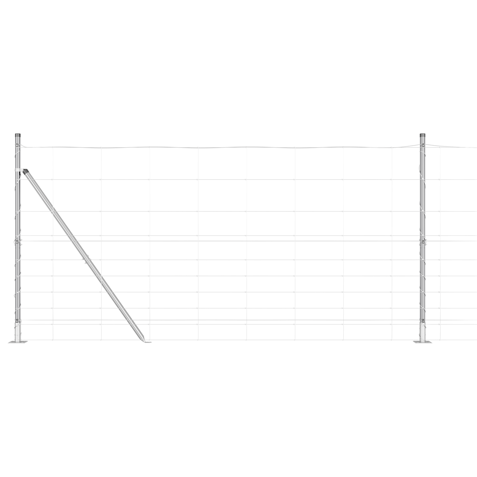 Field Fence 1.2x50 m Galvanised Steel - Image 2