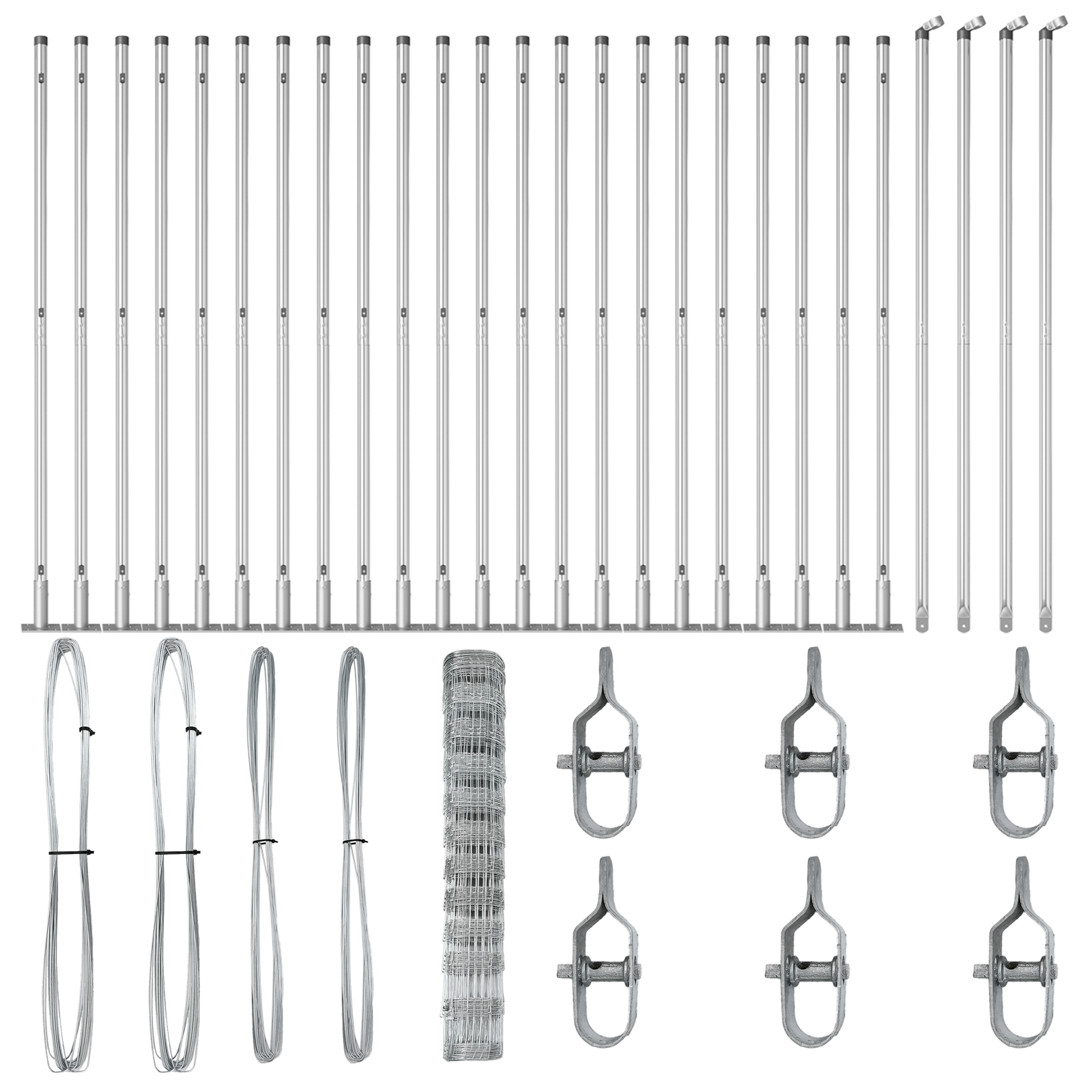 Field Fence 1.2x50 m Galvanised Steel - Image 4