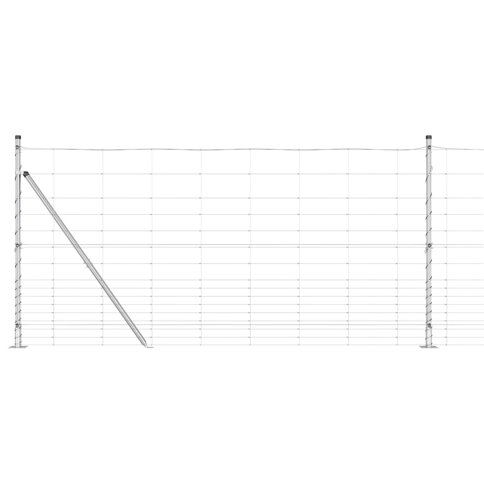 Field Fence 1.2x50 m Galvanised Steel - Image 2