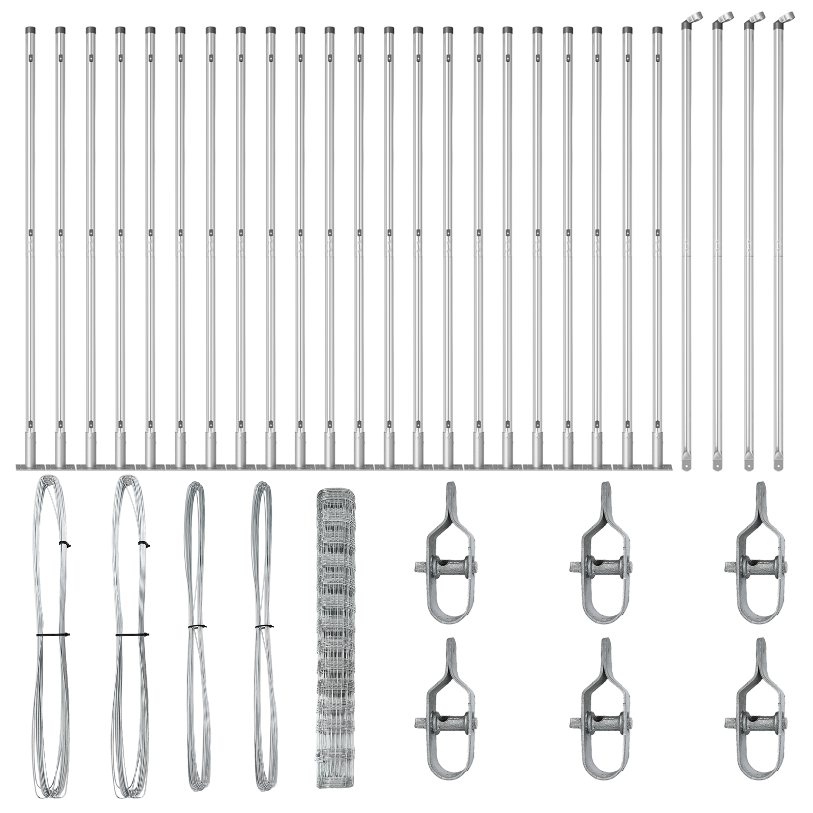 Field Fence 1.4x50 m Galvanised Steel - Image 4