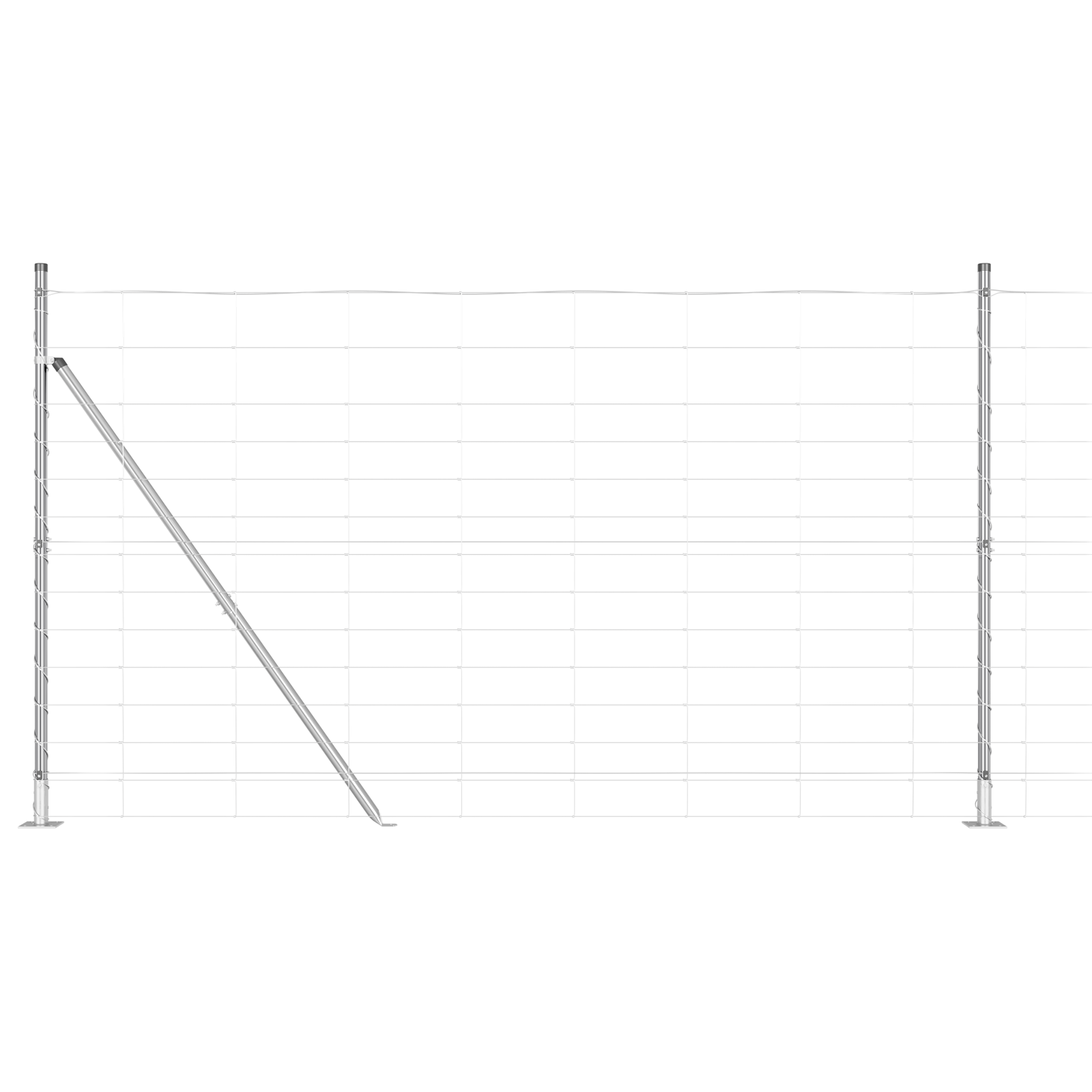 Field Fence 1.4x50 m Galvanized Steel - Image 2
