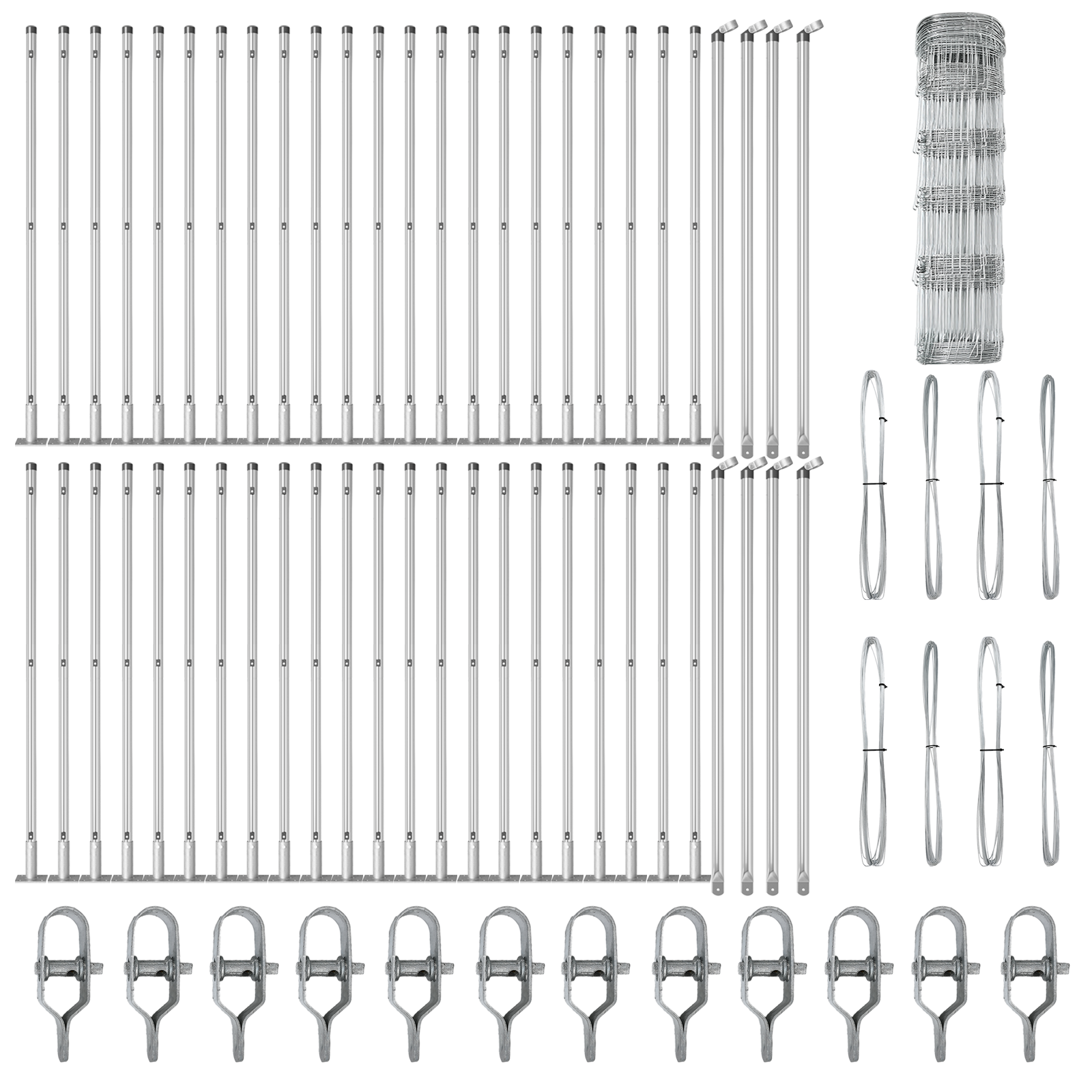 Field Fence 0.8x100 m Galvanised Steel - Image 5