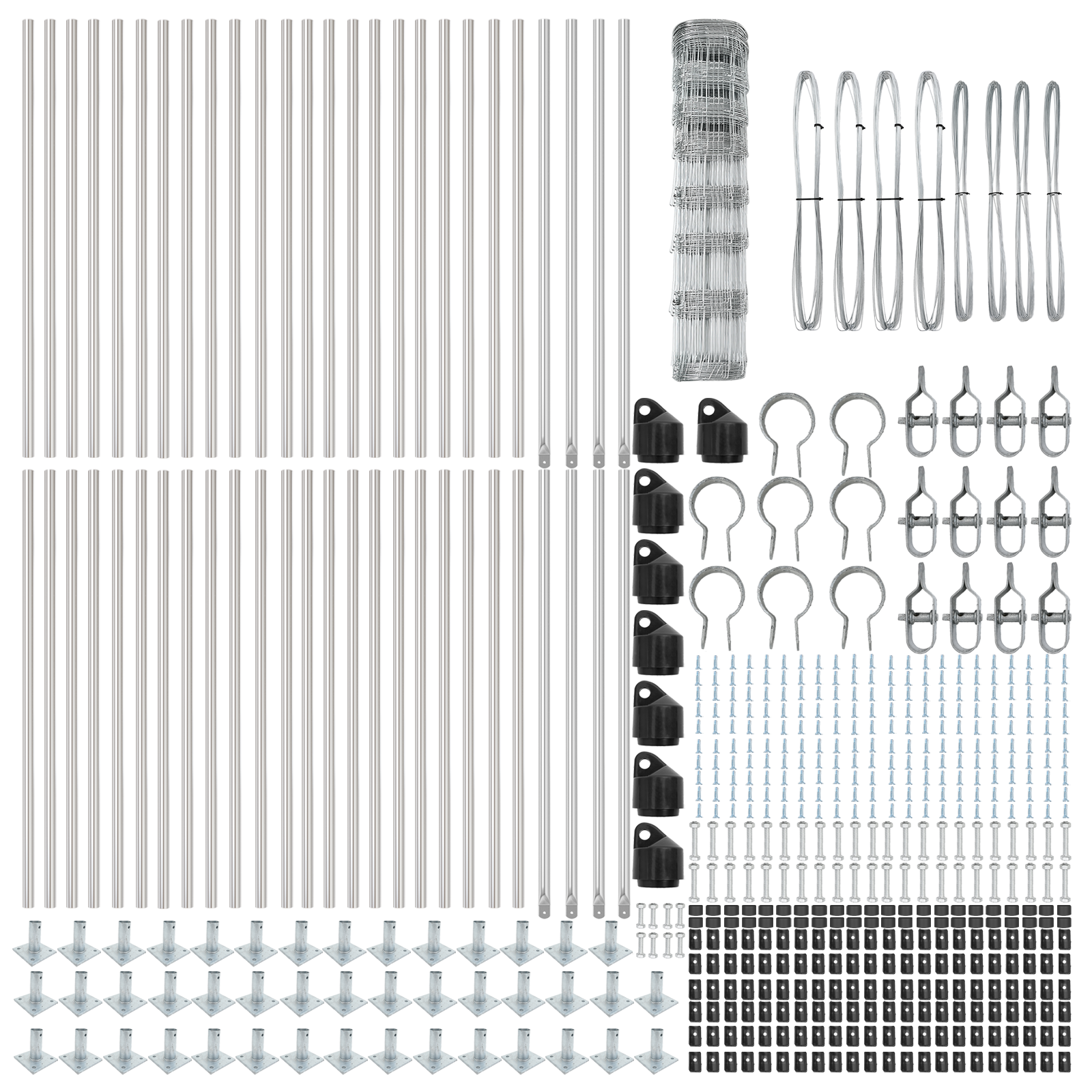 Field Fence 1x100 m Galvanised Steel - Image 4
