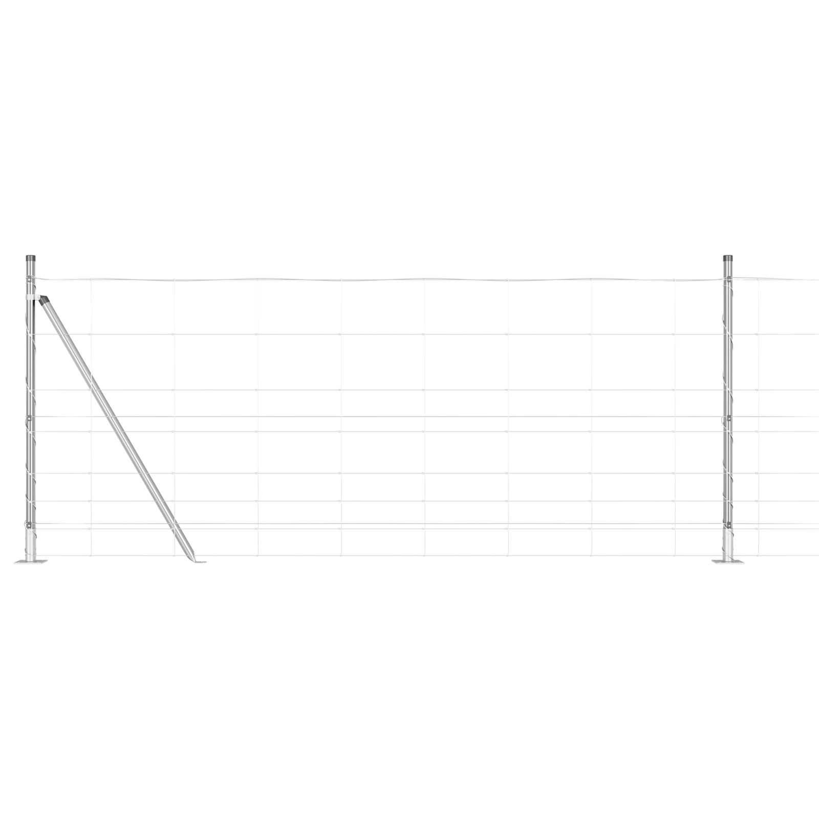 Field Fence 1x100 m Galvanised Steel - Image 2