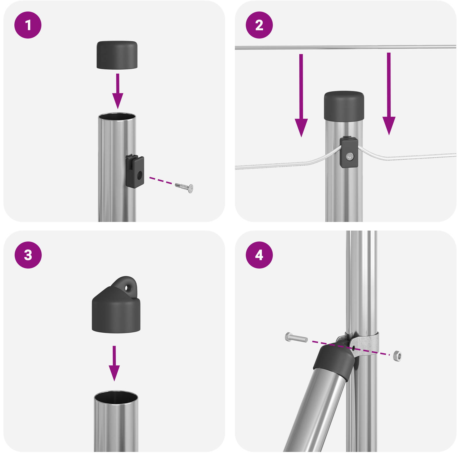 Welded Wire Fence with 13 Flanged Posts 0.4x25 m Galvanised Steel - Image 11