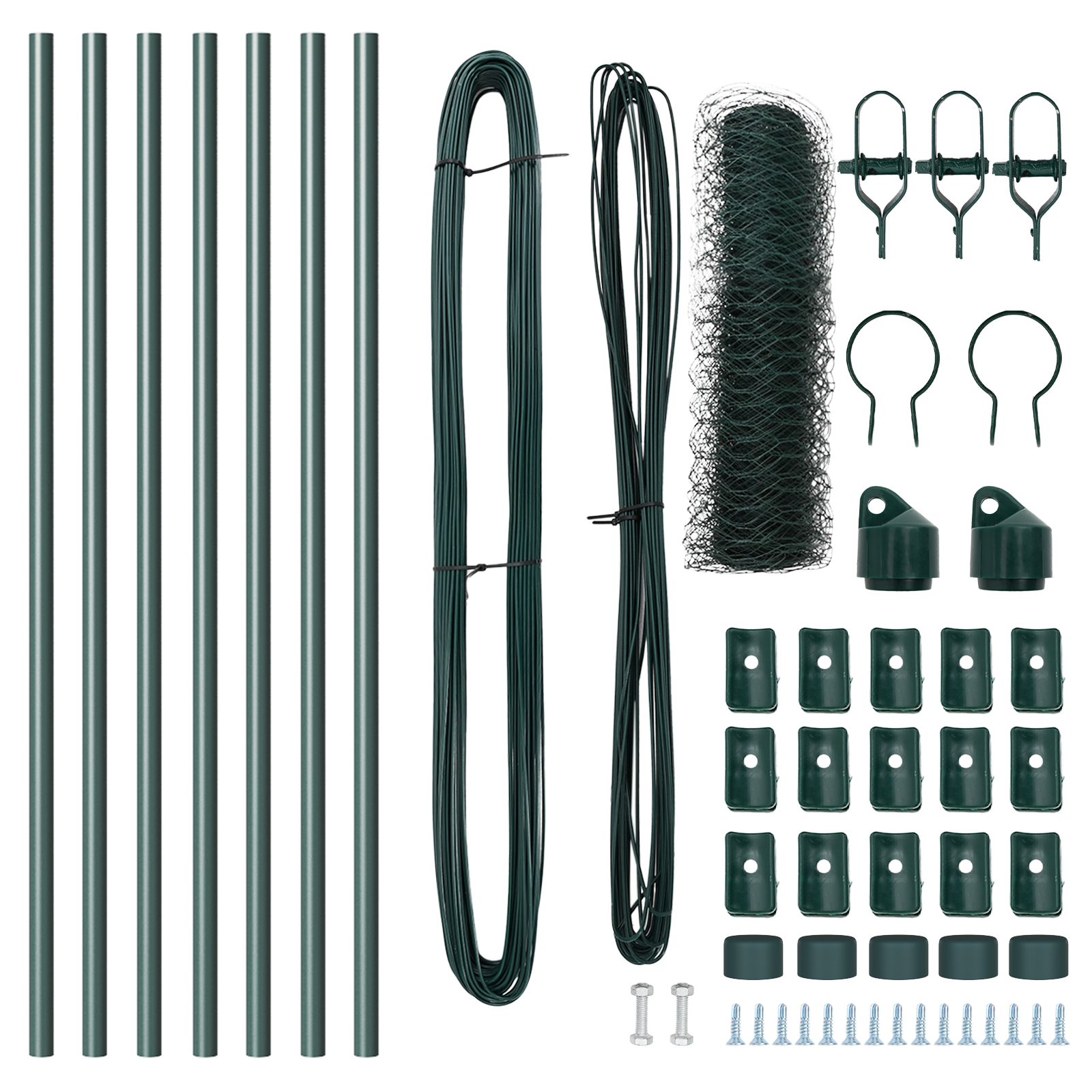 Hexagon Fence Green 0.5x10 m Steel - Image 4