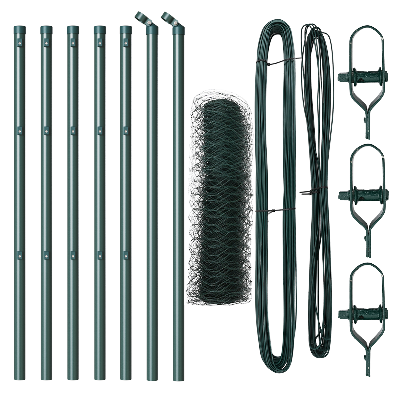 Hexagon Fence Green 0.8x10 m Steel - Image 2