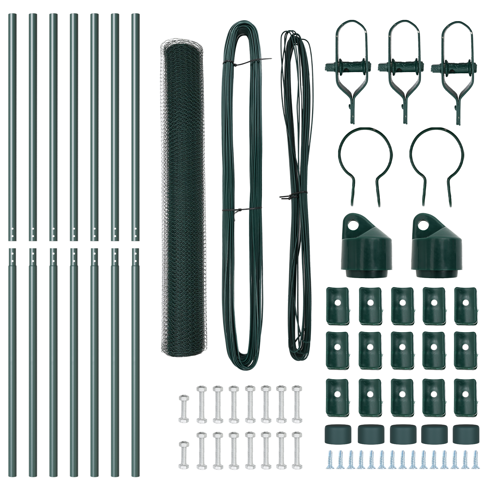 Hexagon Fence Green 1x10 m Steel - Image 5
