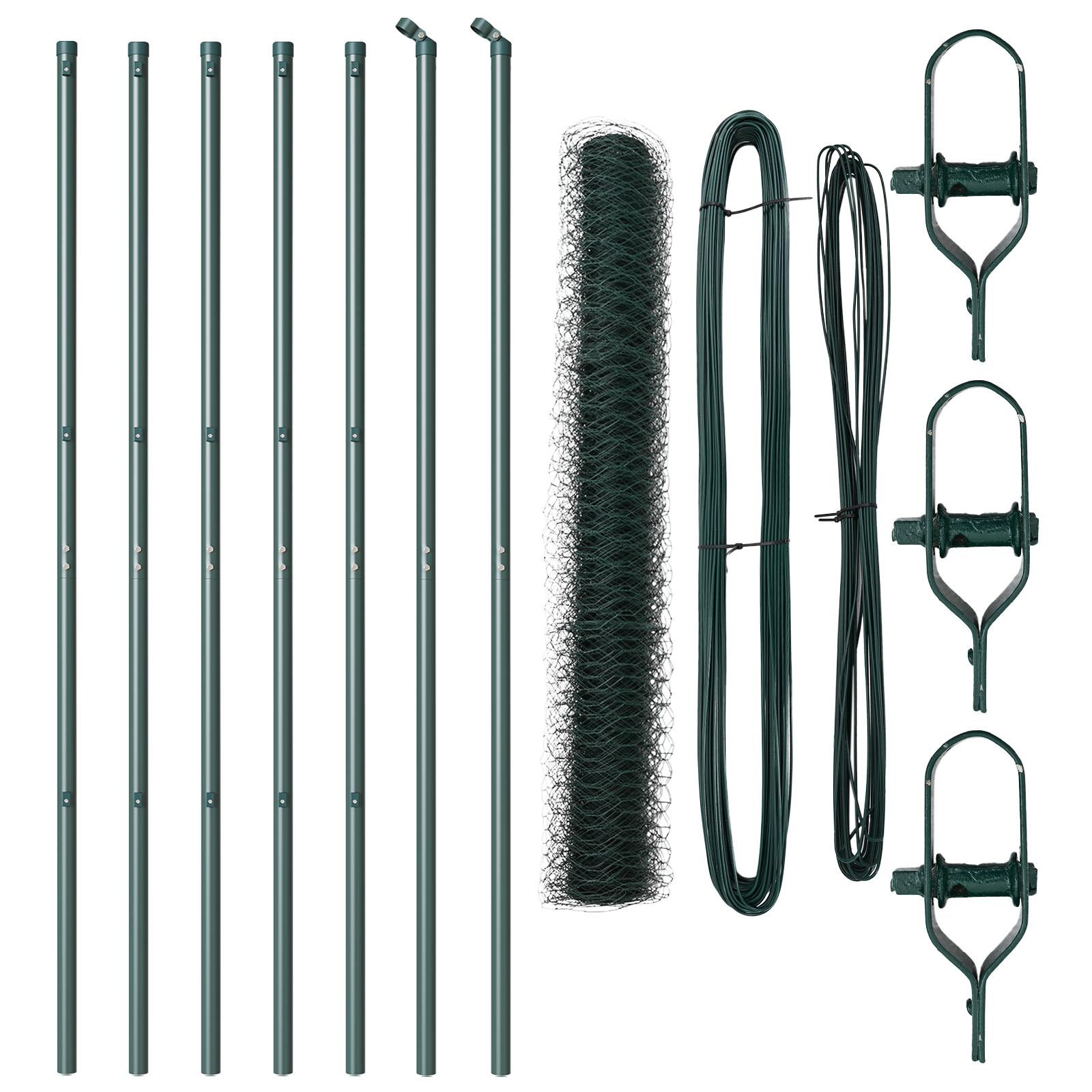 Hexagon Fence Green 1.2x10 m Steel - Image 2