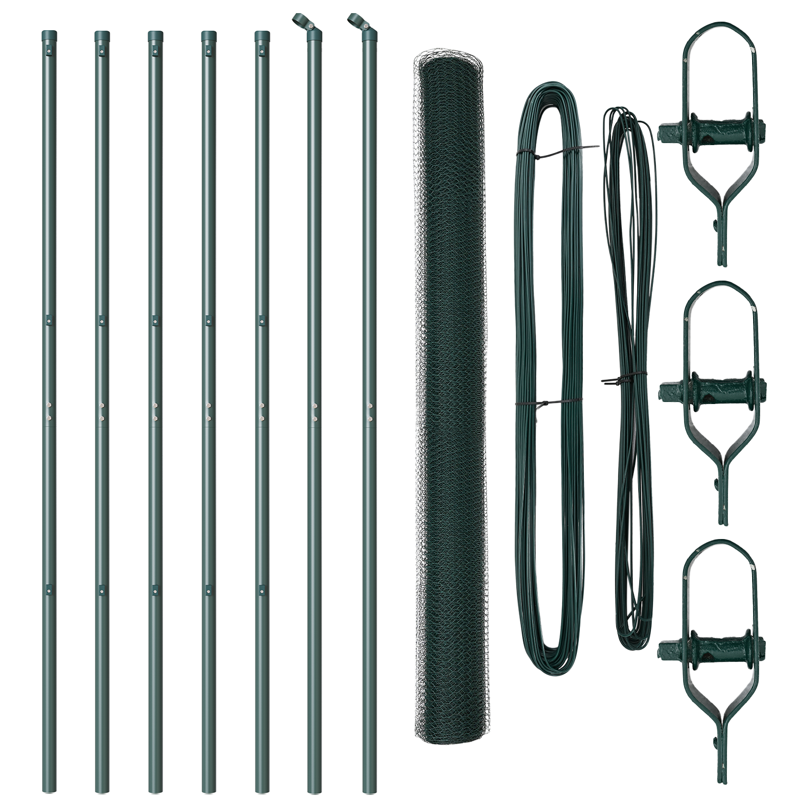 Hexagon Fence Green 1.5x10 m Steel - Image 2