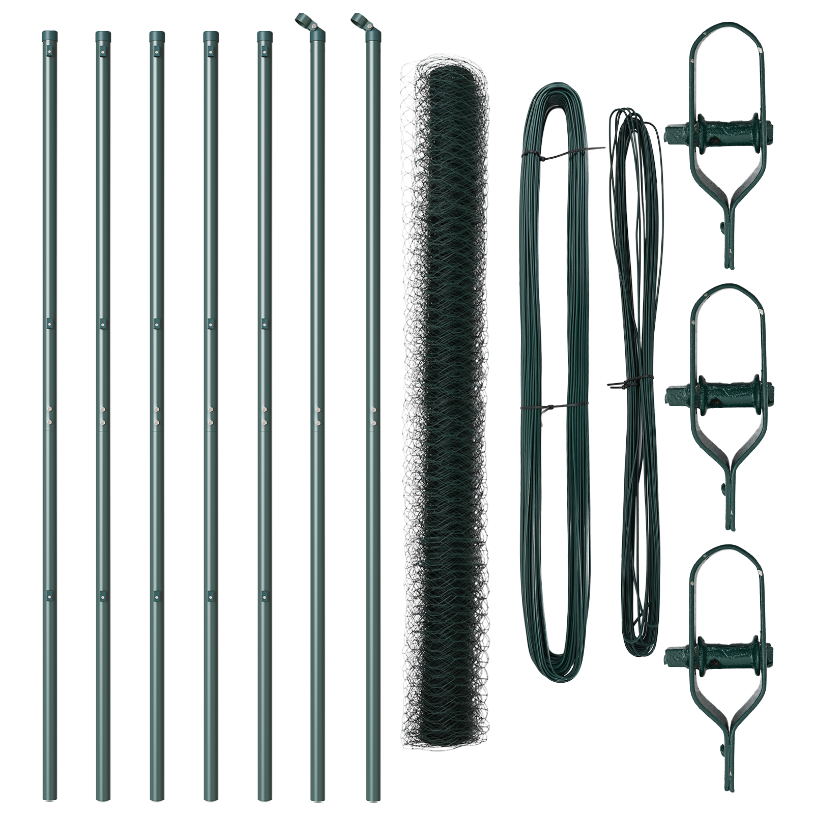 Hexagon Fence Green 1.6x10 m Steel - Image 2