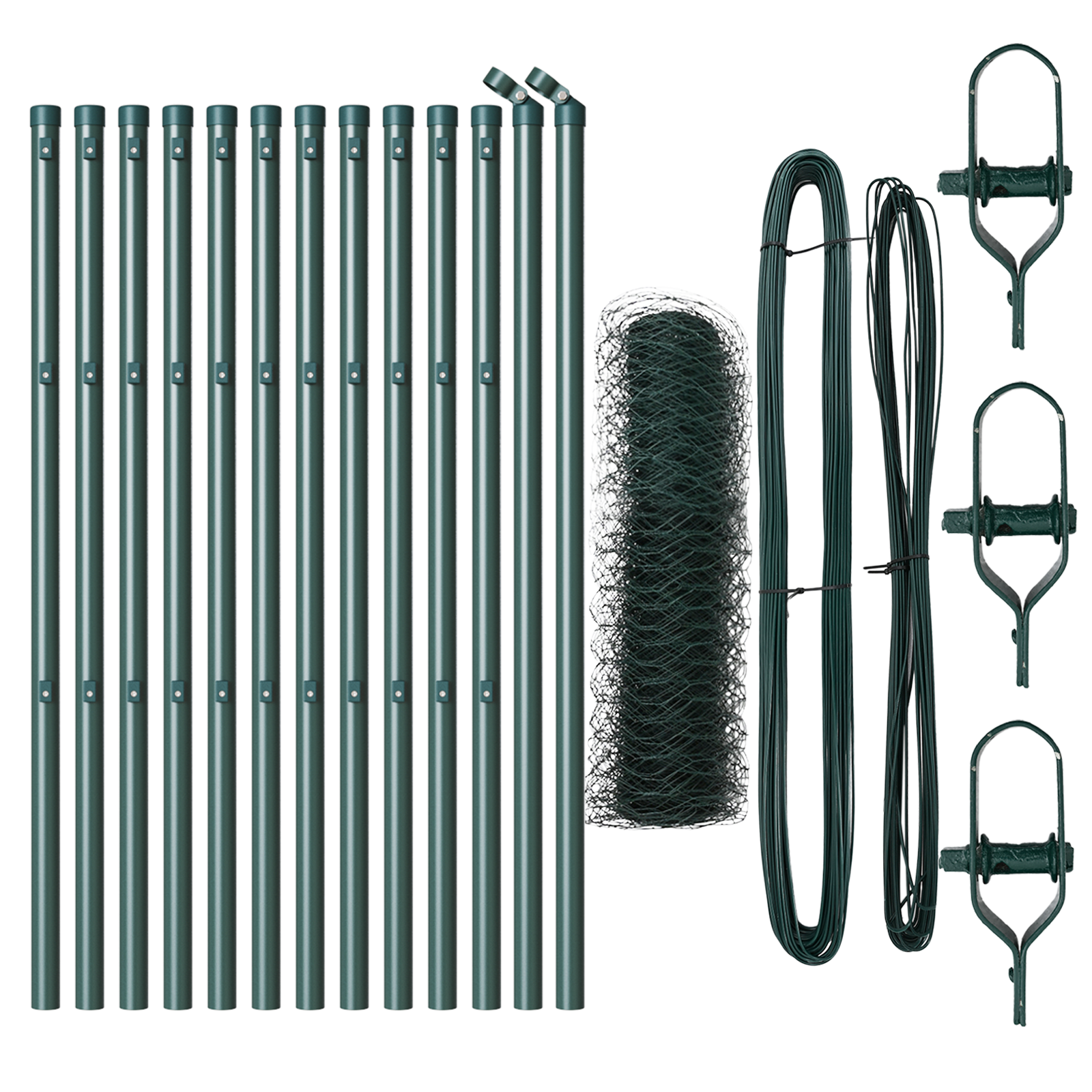 Hexagon Fence Green 0.4x25 m Steel - Image 2