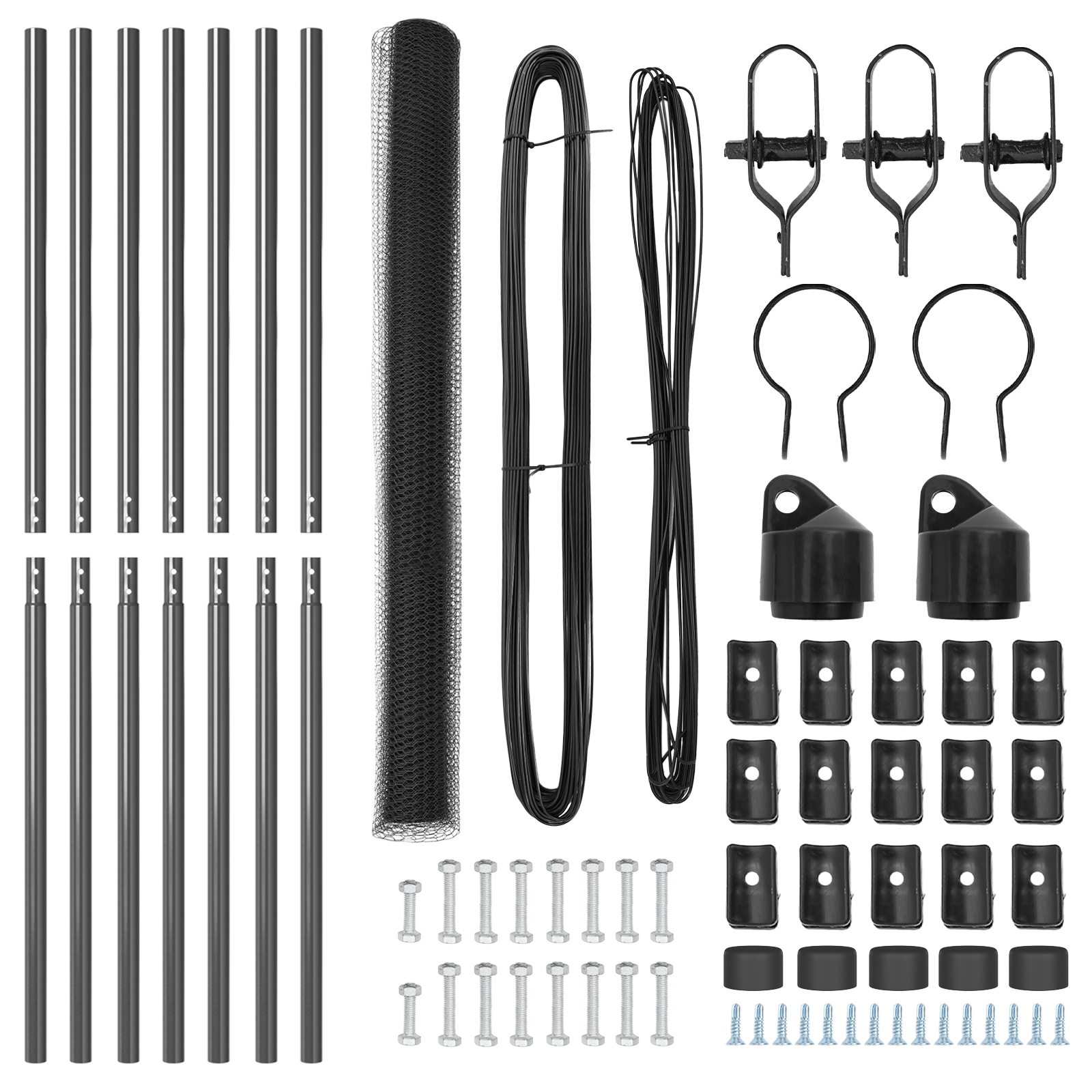 Hexagon Fence Grey 1.6x10 m Steel - Image 4