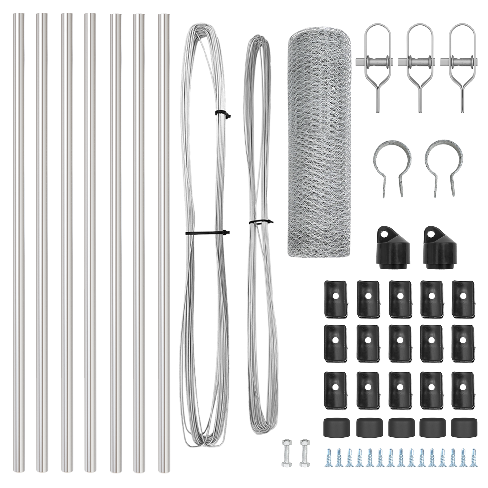 Hexagon Fence 0.4x10 m Galvanised Steel - Image 4