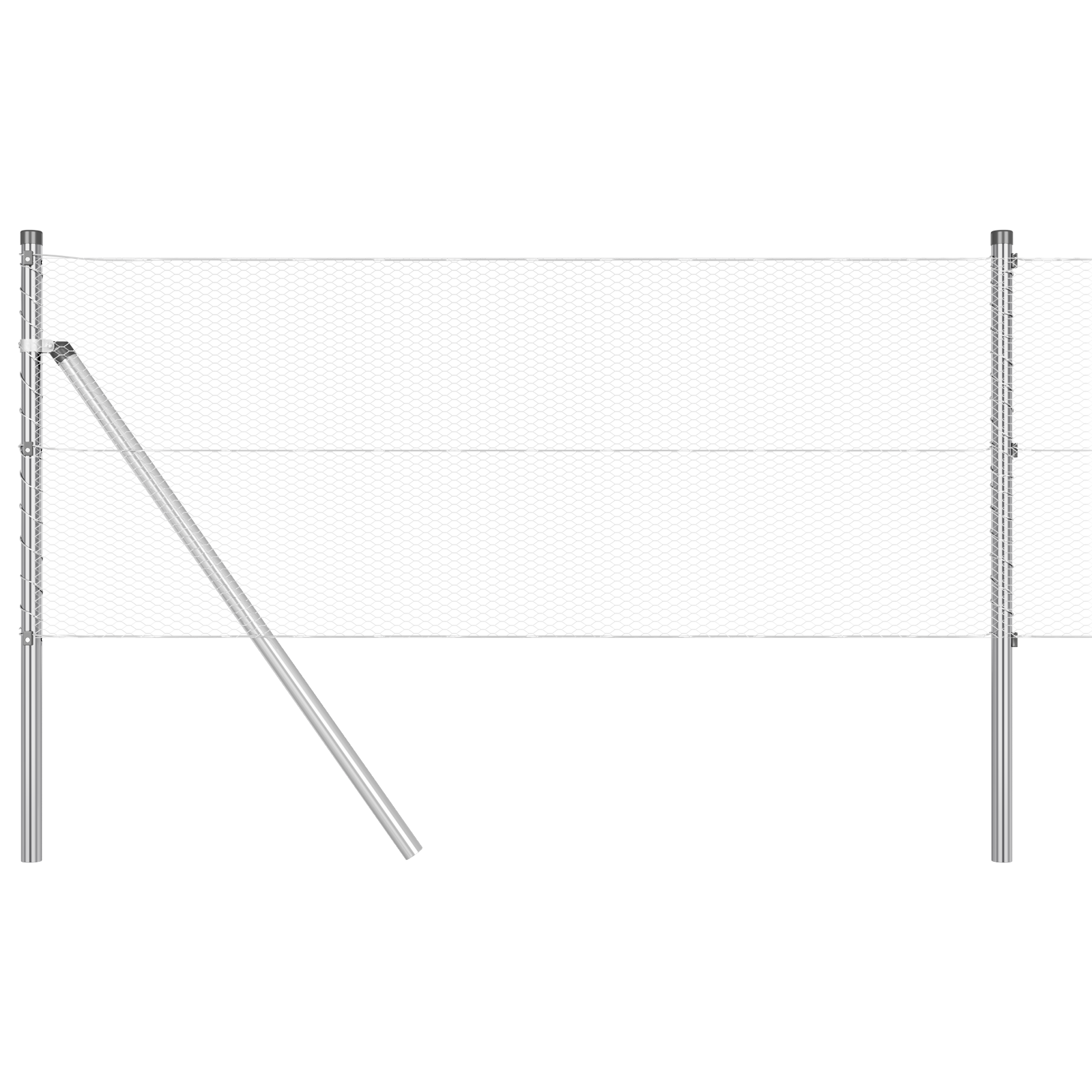 Hexagon Fence 0,6x10 m Galvanised Steel - Image 6