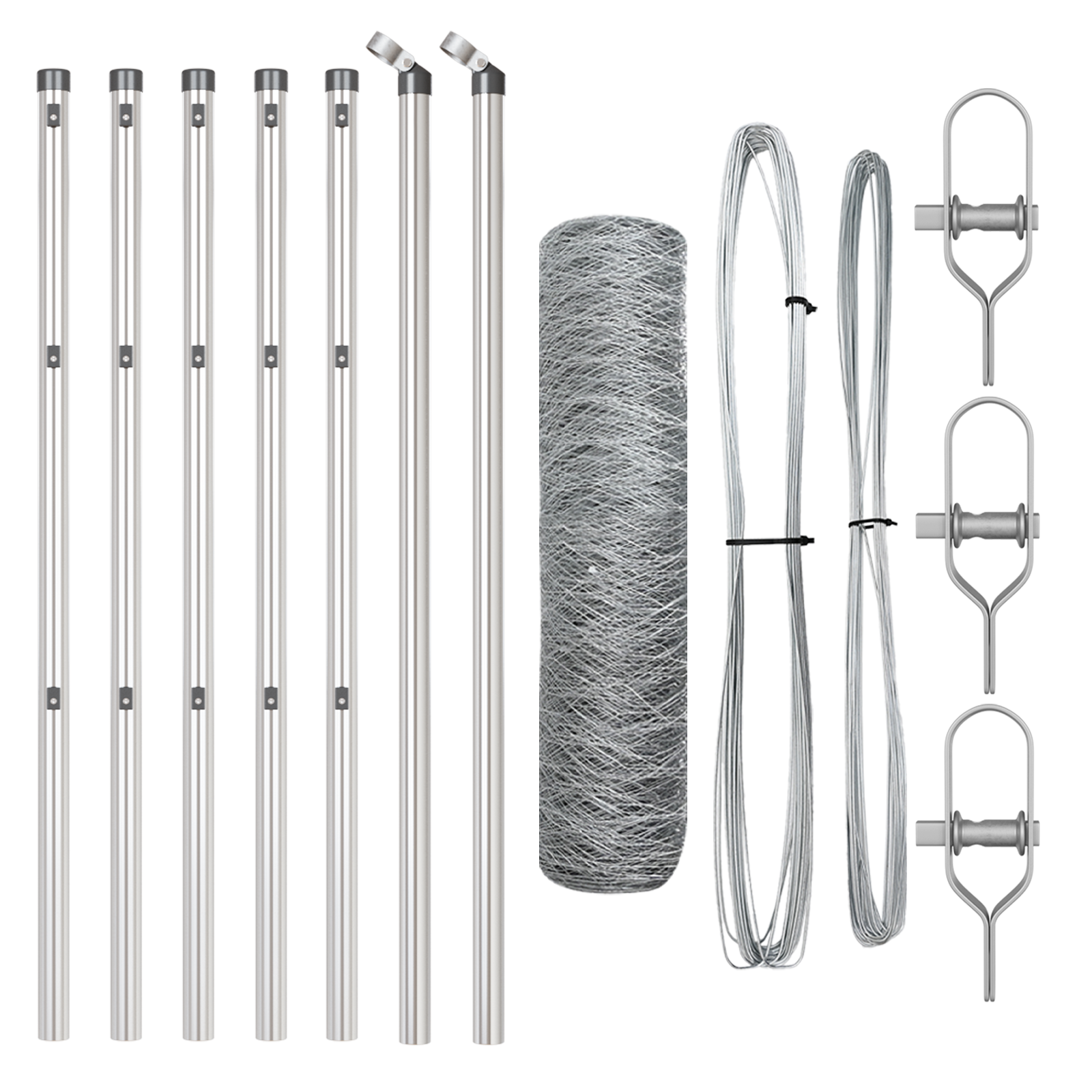 Hexagon Fence 0,6x10 m Galvanised Steel - Image 2
