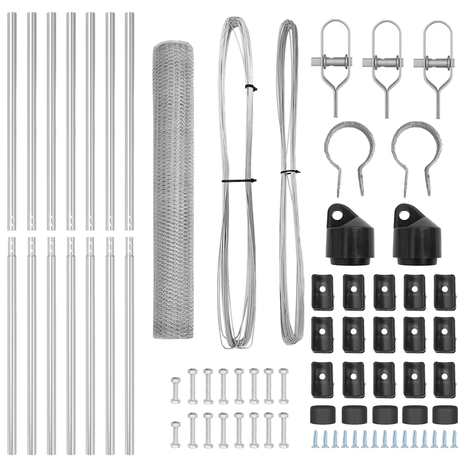 Hexagon Fence 1.4x10 m Galvanised Steel - Image 4