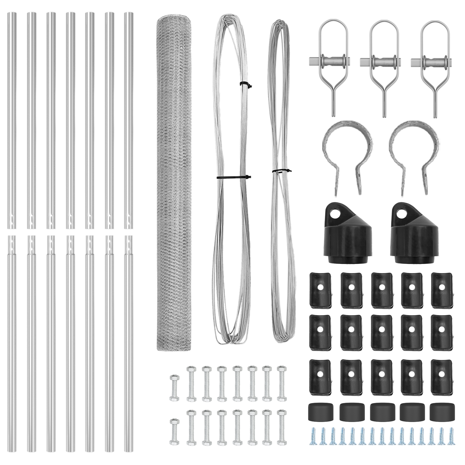 Hexagon Fence 1.5x10 m Galvanised Steel - Image 4