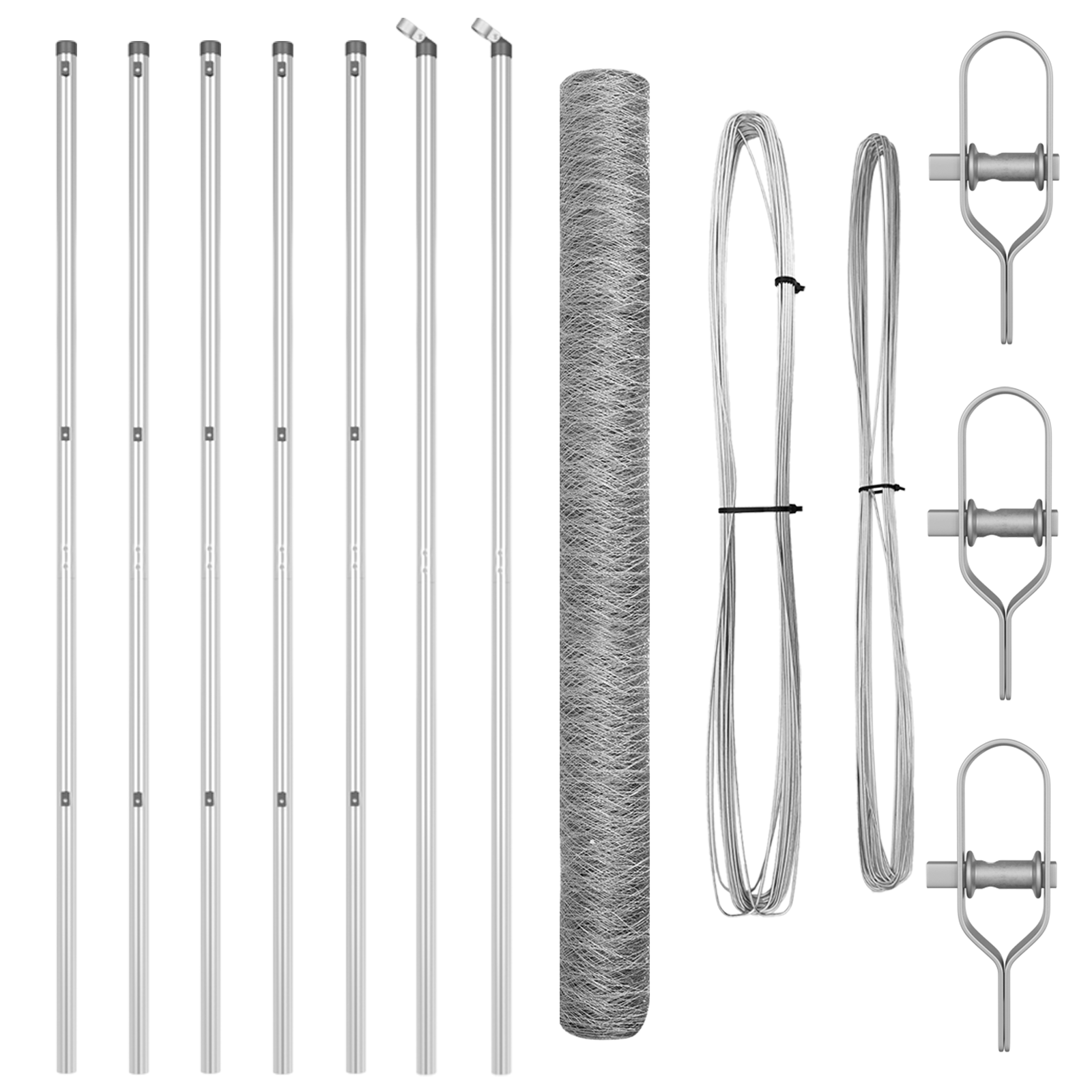 Hexagon Fence 1.5x10 m Galvanised Steel - Image 4