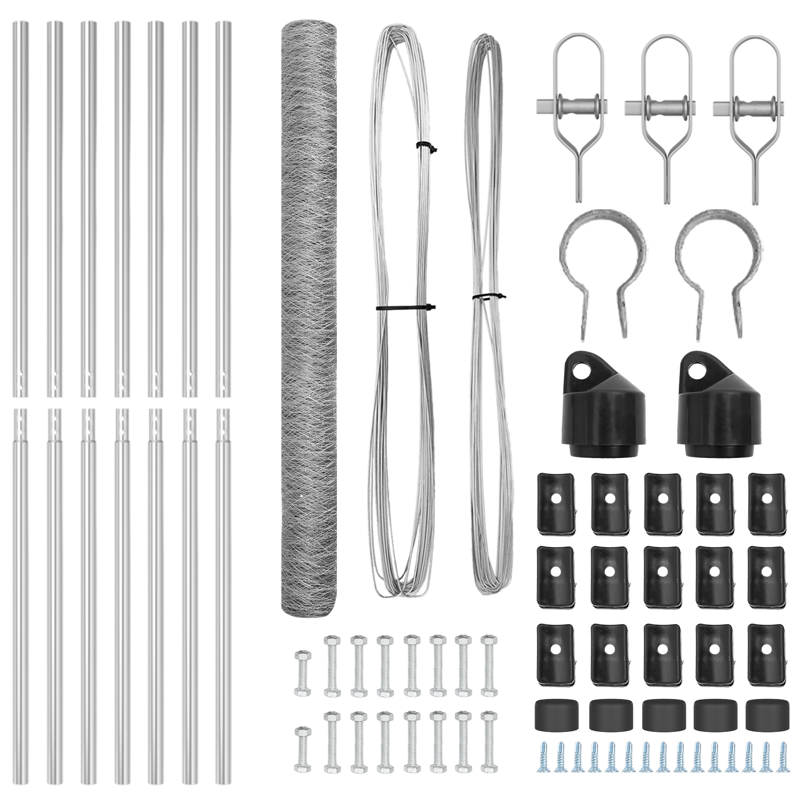Hexagon Fence 1.6x10 m Galvanised Steel - Image 4