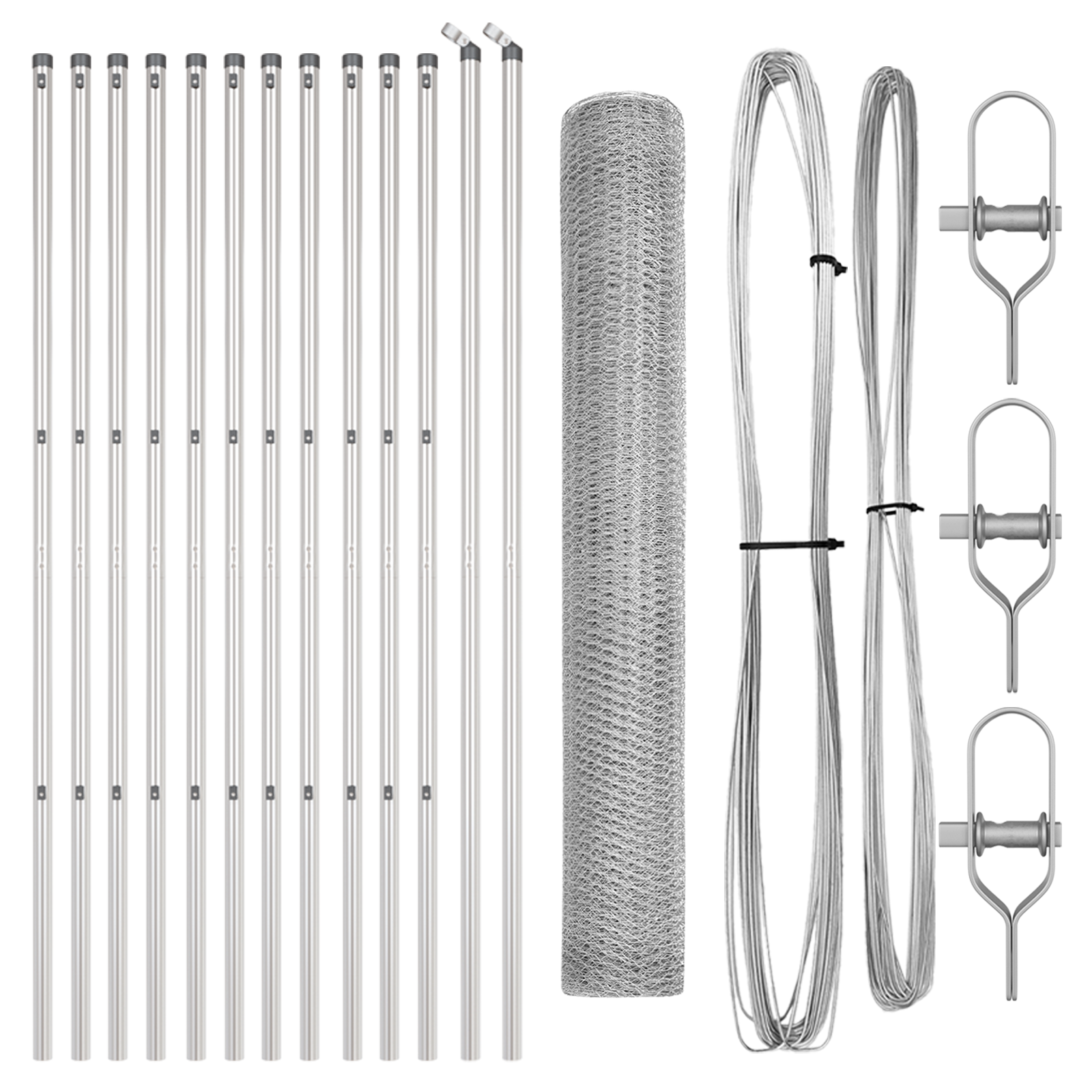 Hexagon Fence 1.4x25 m Galvanised Steel - Image 2
