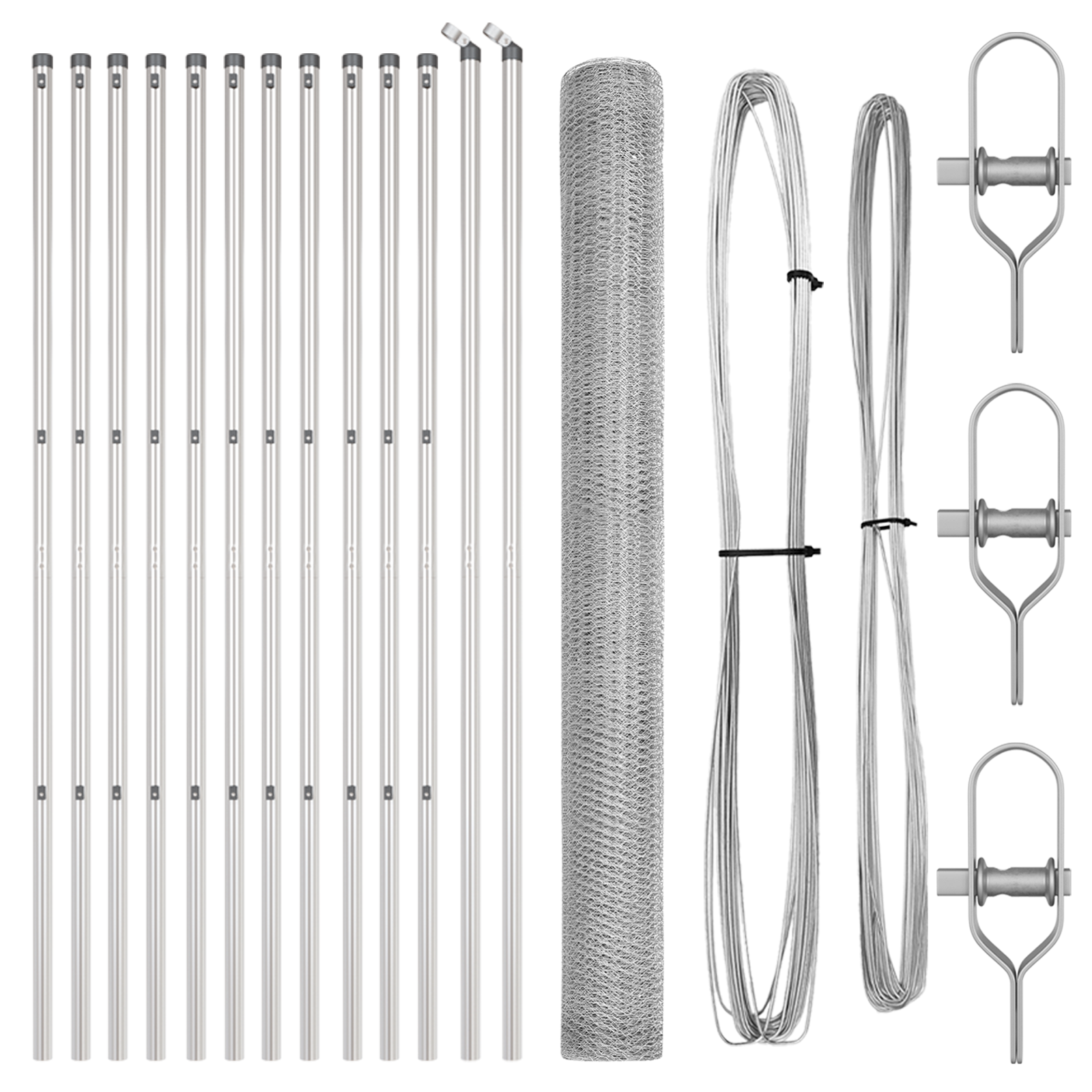 Hexagon Fence 1.6x25 m Galvanised Steel - Image 2