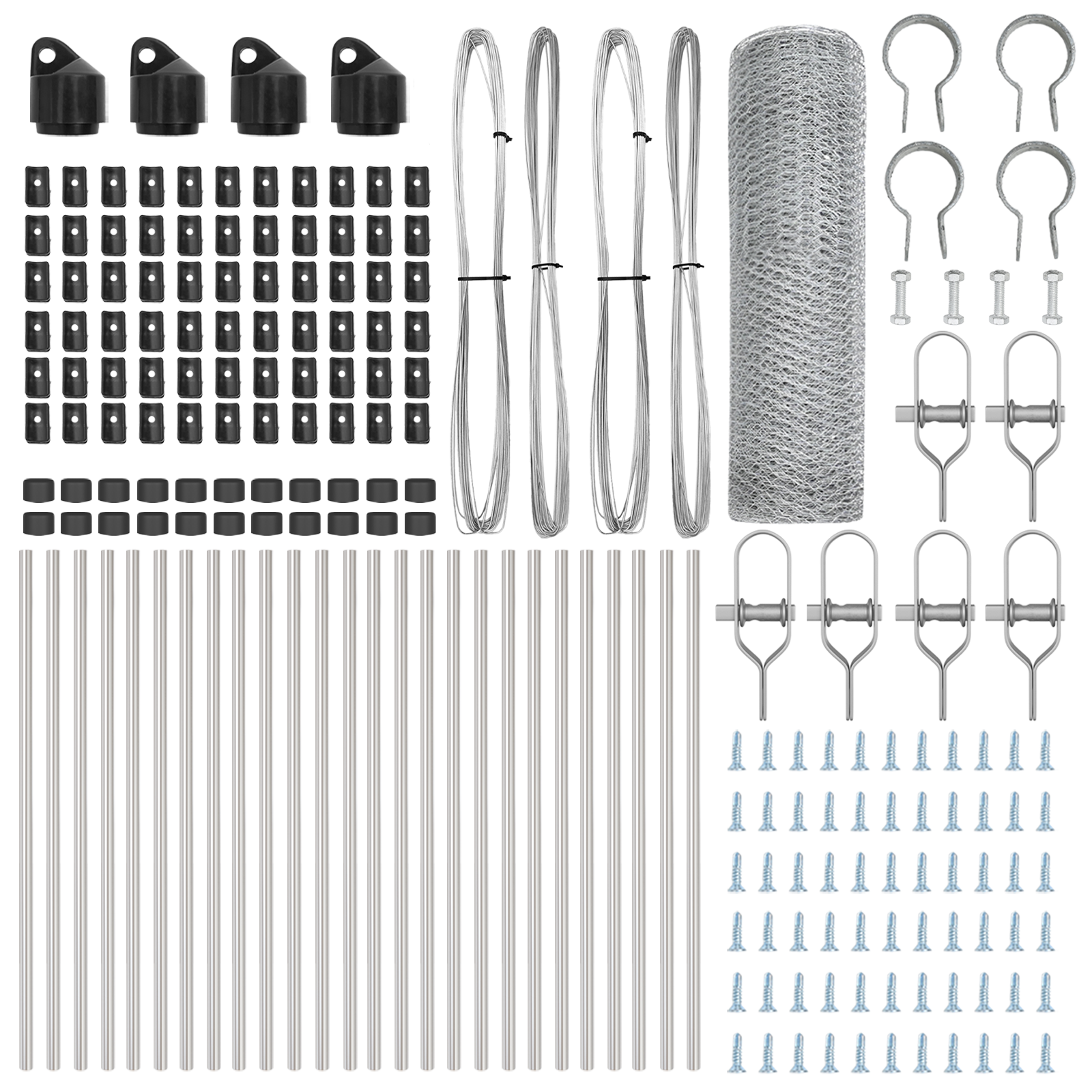 Hexagon Fence 0.4x50 m Galvanised Steel - Image 4