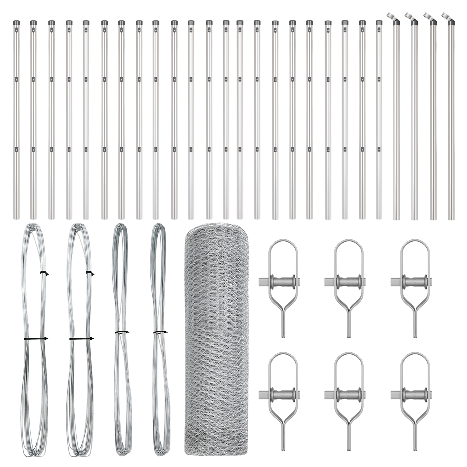 Hexagon Fence 0,5x50 m Galvanised Steel - Image 2