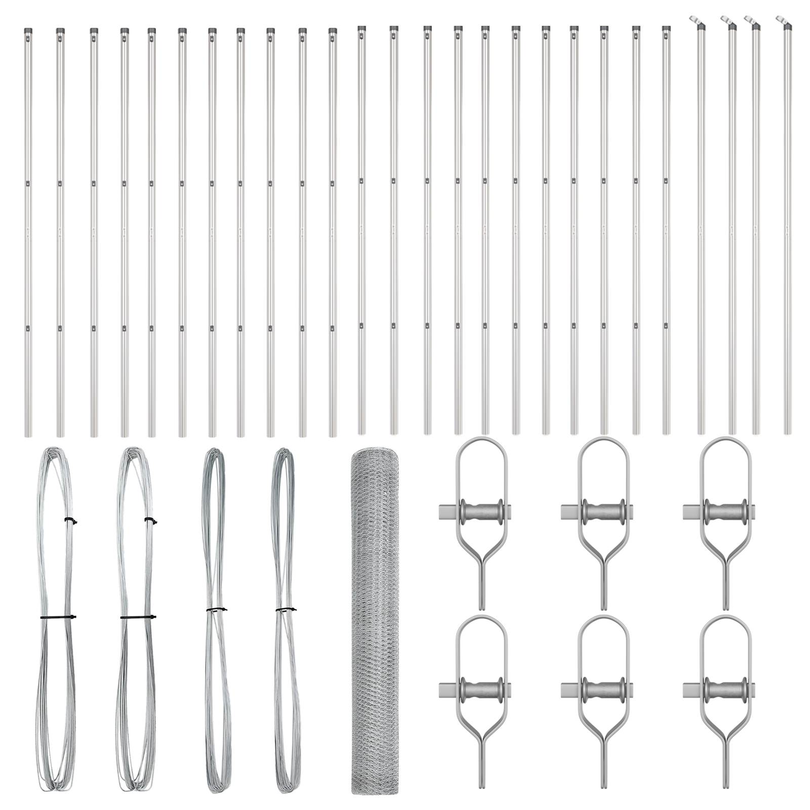Hexagon Fence 1.2x50 m Galvanised Steel - Image 2