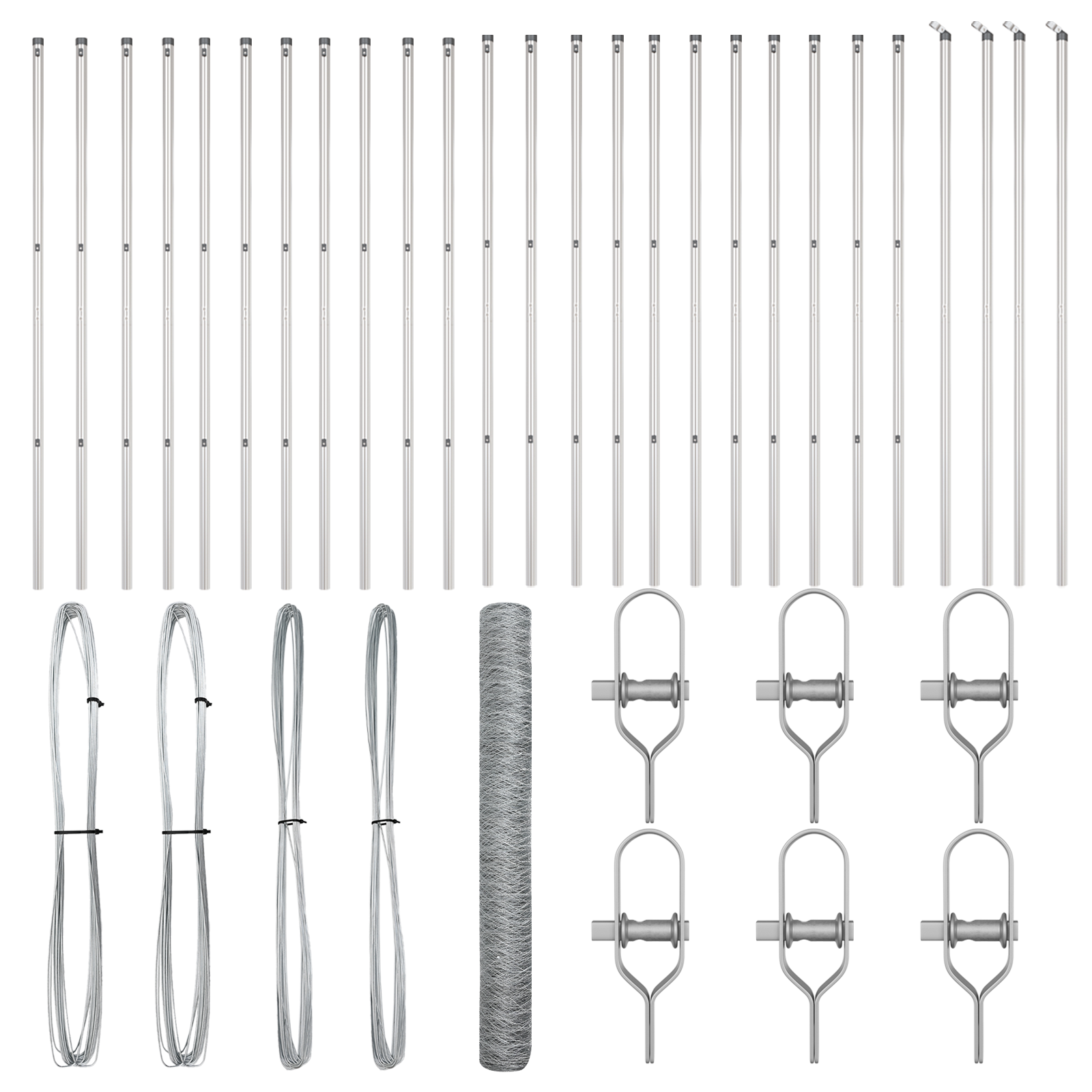 Hexagon Fence 1.2x50 m Galvanised Steel - Image 2