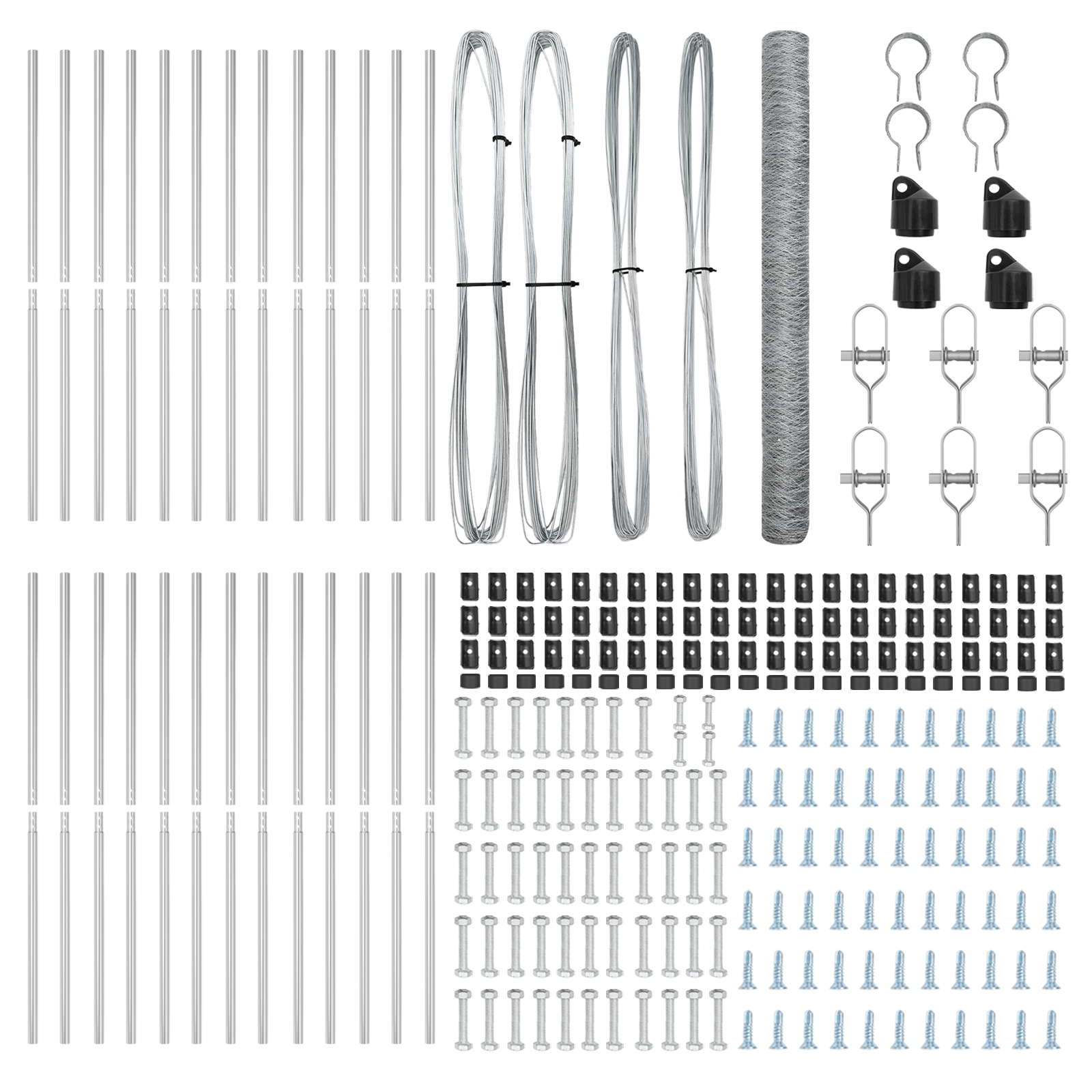 Hexagon Fence 1.5x50 m Galvanised Steel - Image 4