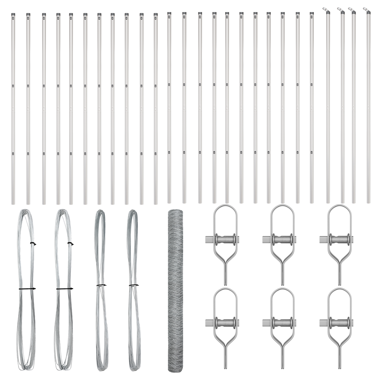 Hexagon Fence 1.5x50 m Galvanised Steel - Image 4