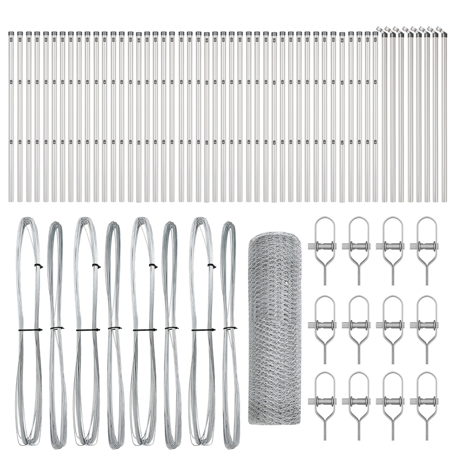 Hexagon Fence 0.4x100 m Galvanised Steel - Image 2