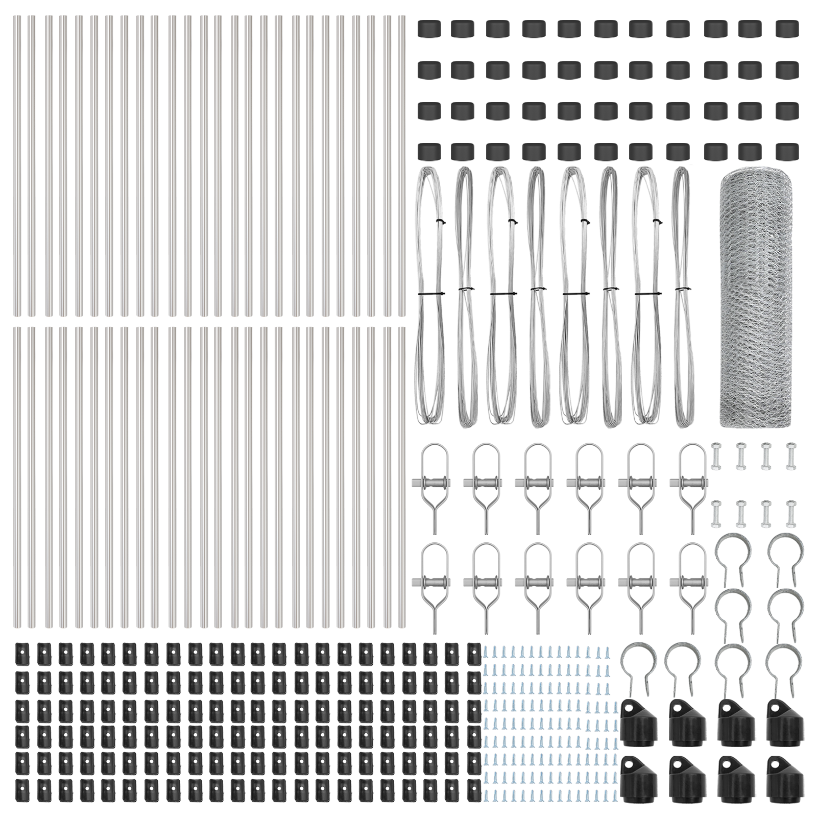 Hexagon Fence 0.8x100 m Galvanised Steel - Image 4