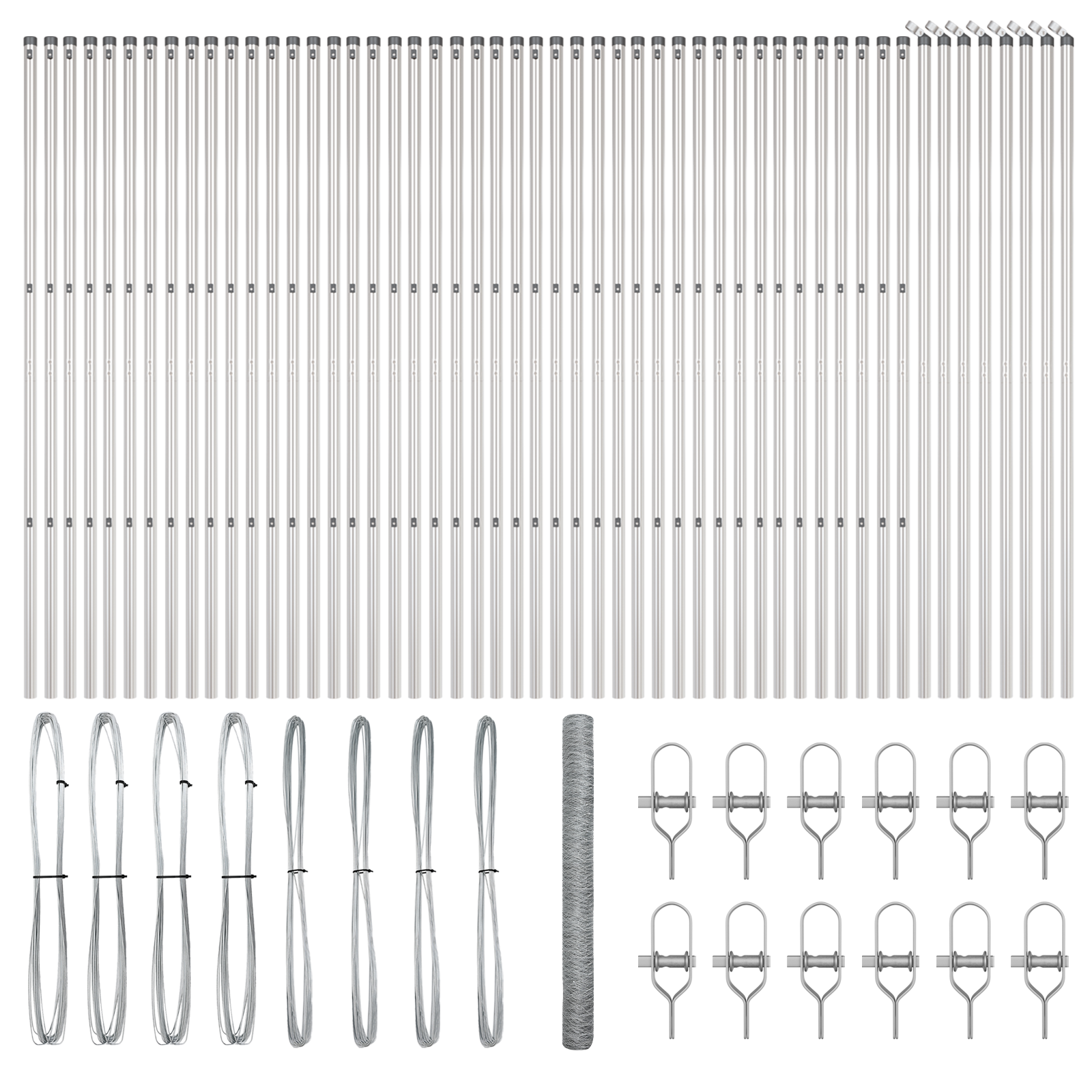 Hexagon Fence 1.5x100 m Galvanised Steel - Image 4