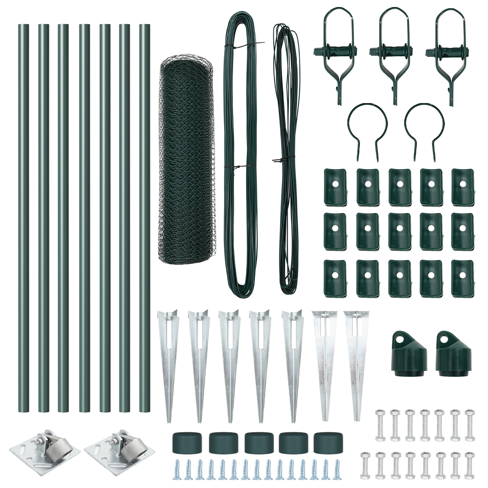Hexagon Fence Green 0.4x10 m Steel - Image 4