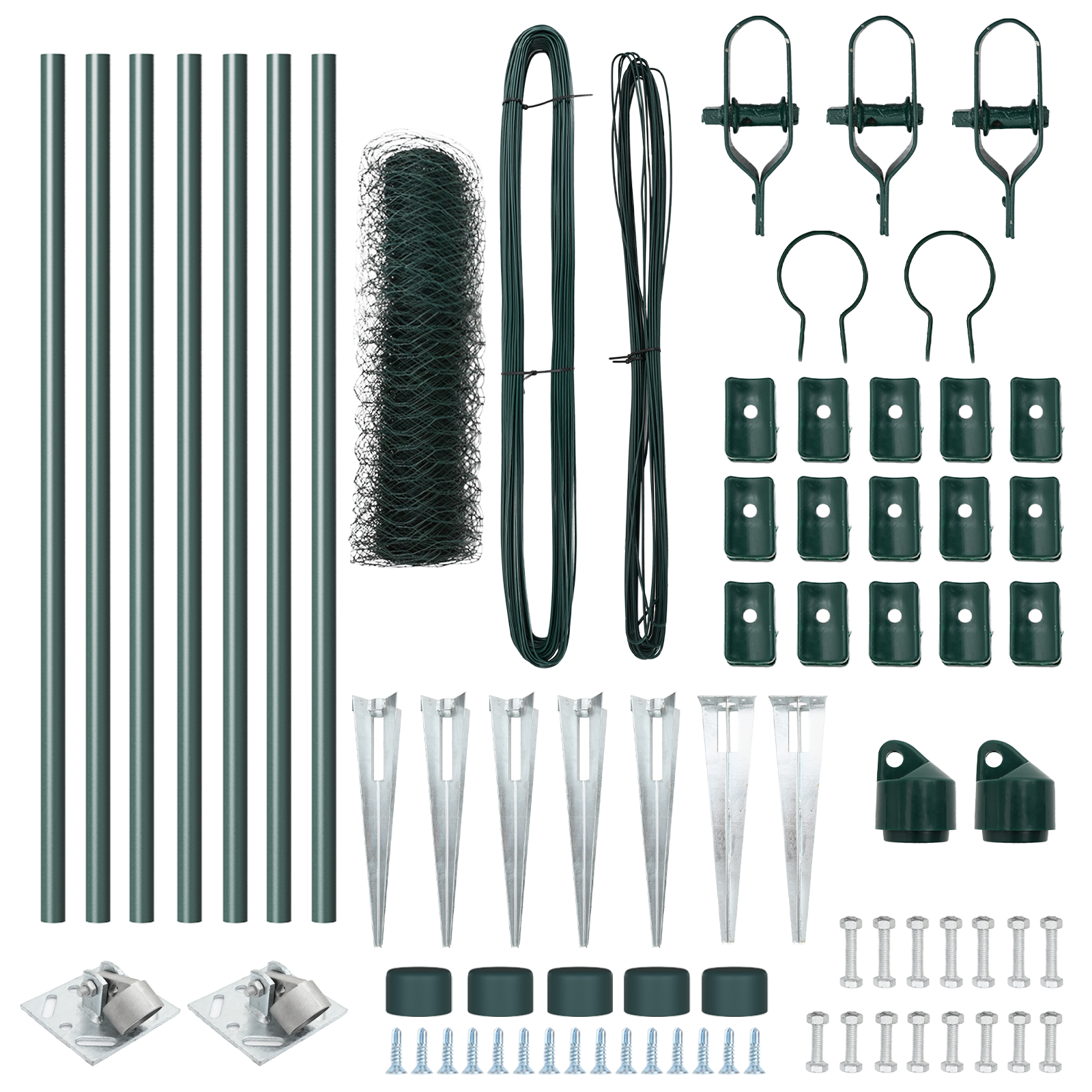 Hexagon Fence Green 0.4x10 m Steel - Image 4