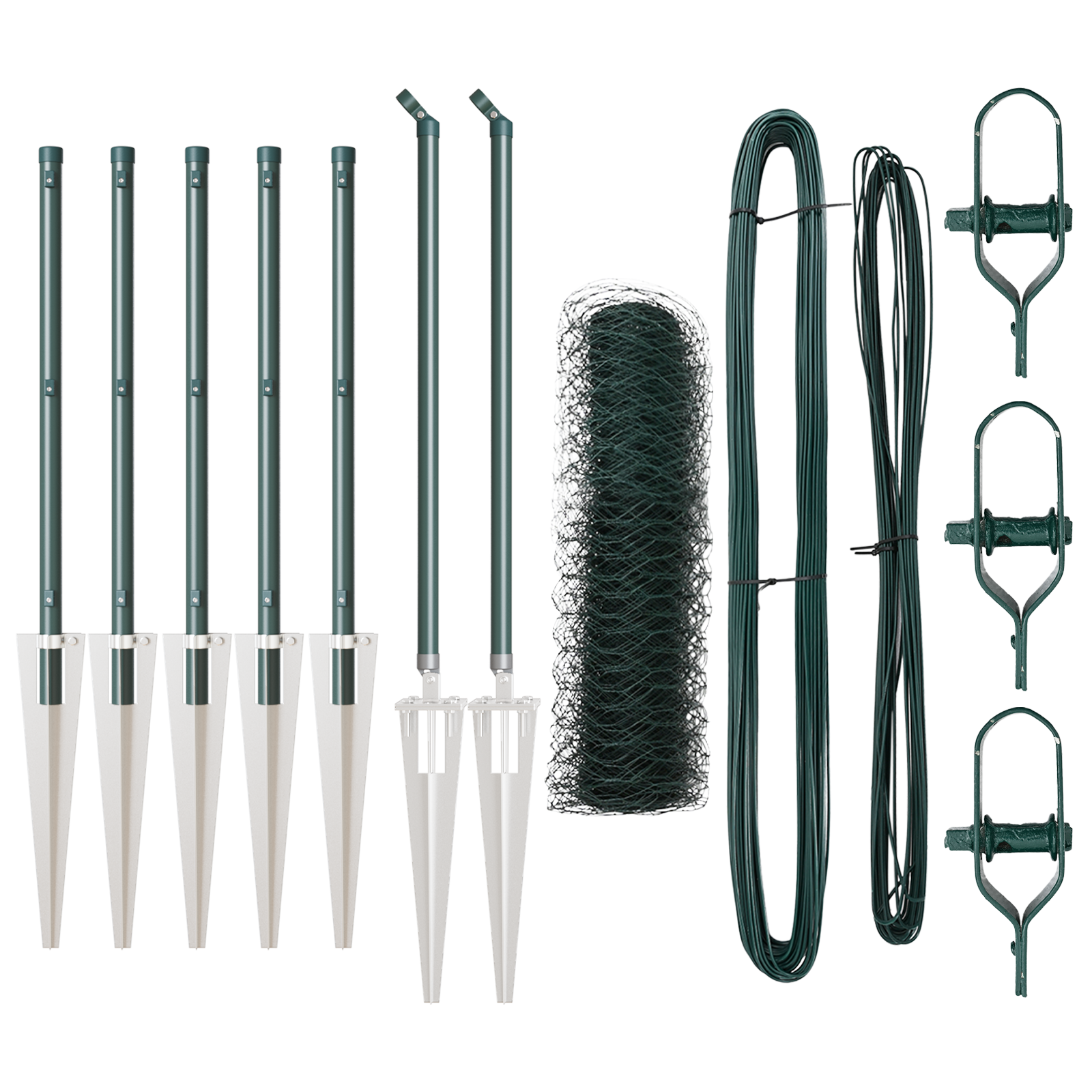 Hexagon Fence Green 0.5x10 m Steel - Image 2